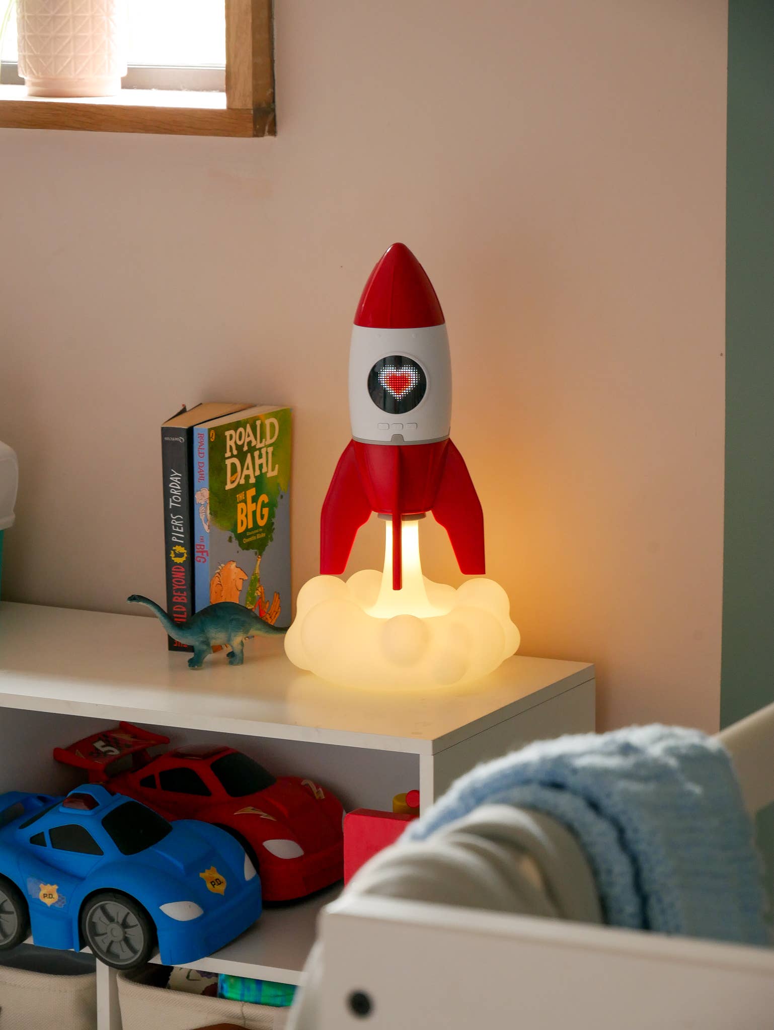 Rocket 3-in-1 Bedside Light, Digital Clock & Ceiling Project