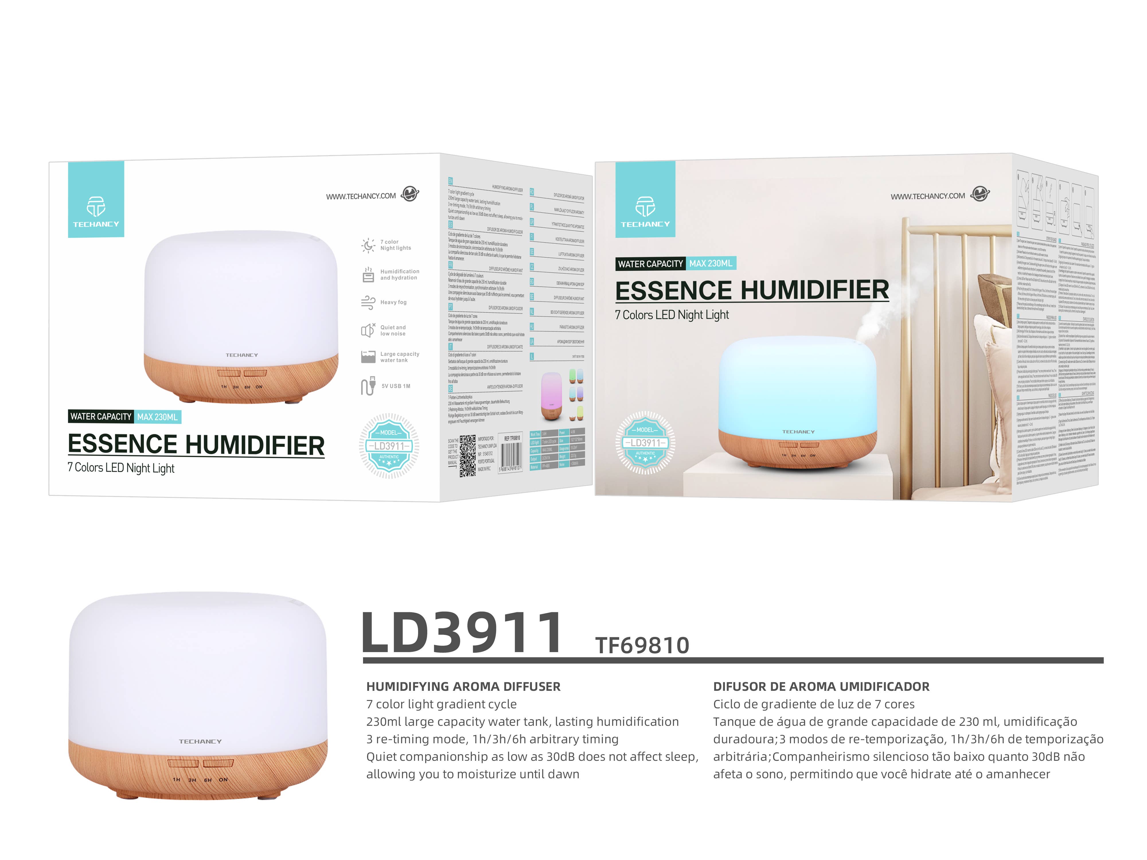 Oil Diffuser Humidifier 240ML