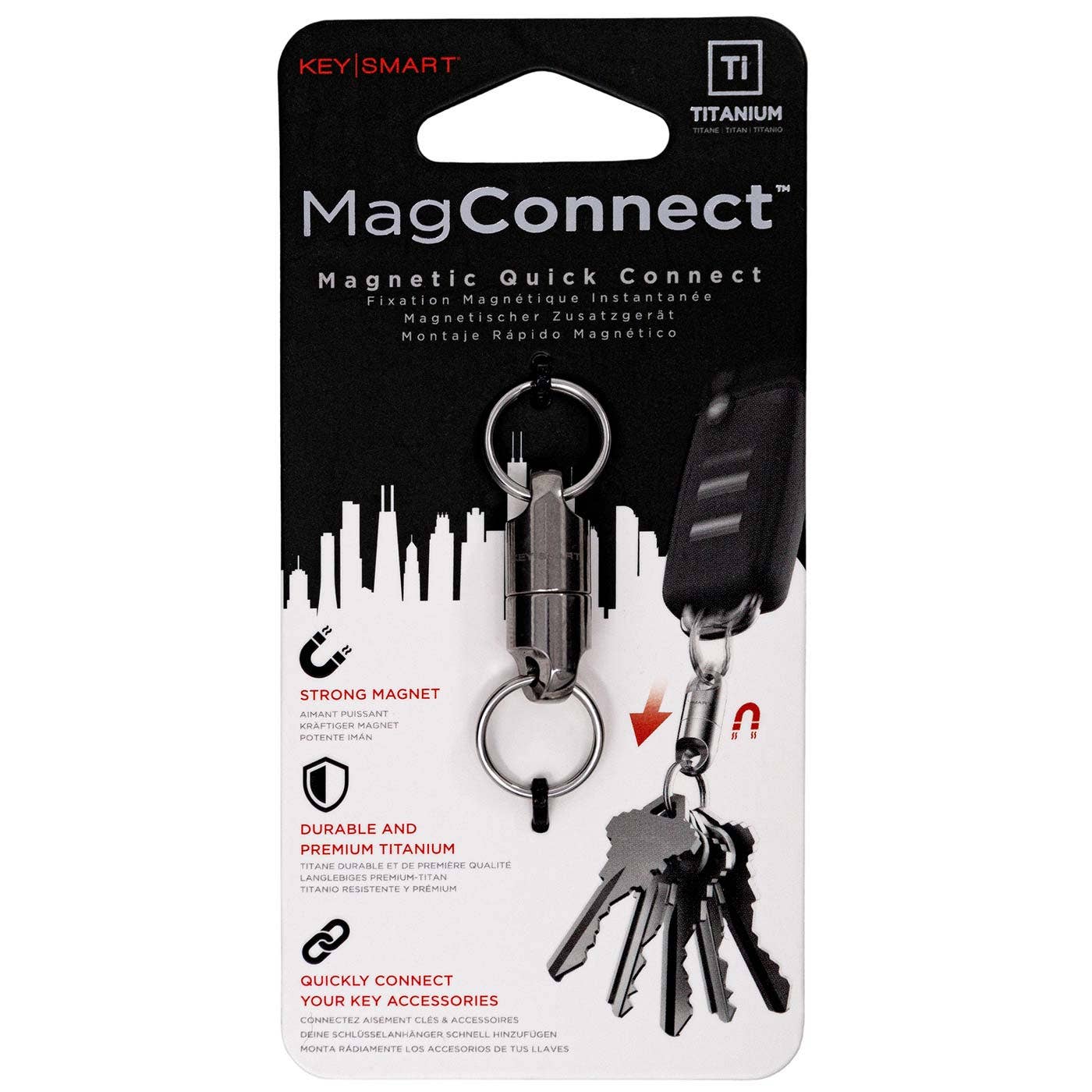 Magnetic Quick Connect Keychain Accessory