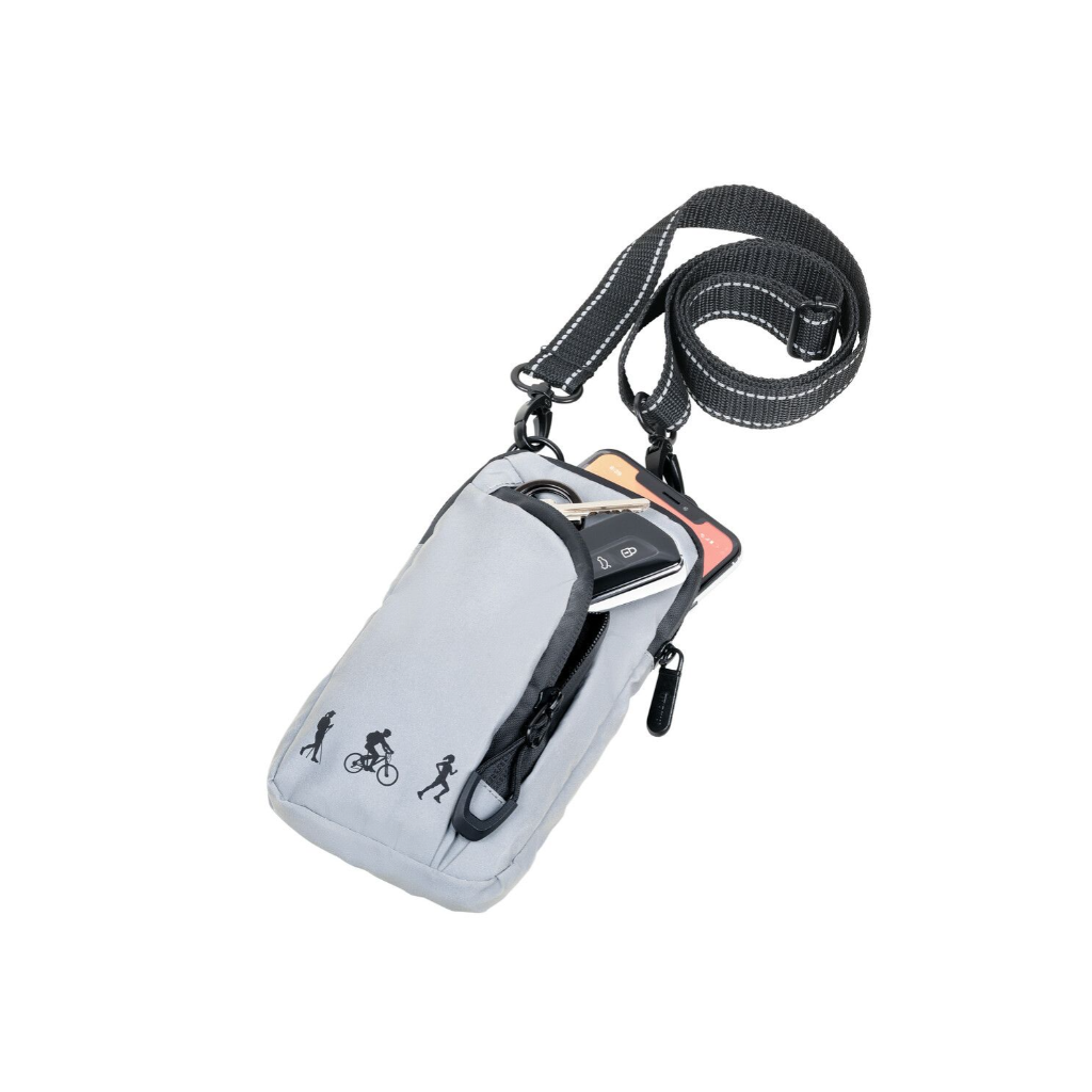 Troika Reflective Phone Shoulder Bag