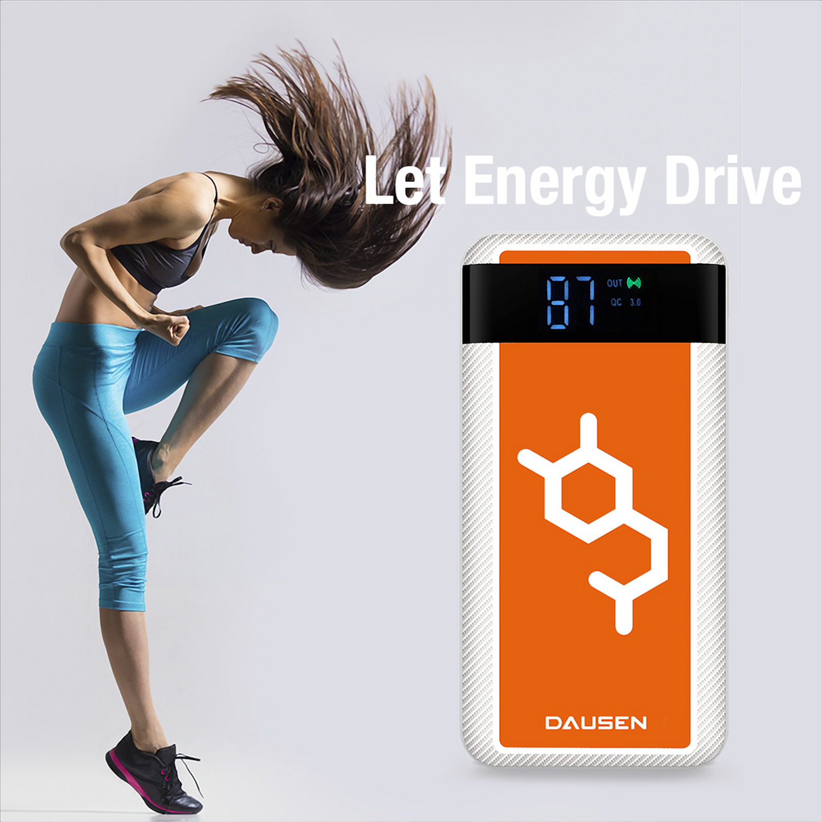 Dausen Wireless Power Bank Battery Capacity: 10000mAh / 37Wh