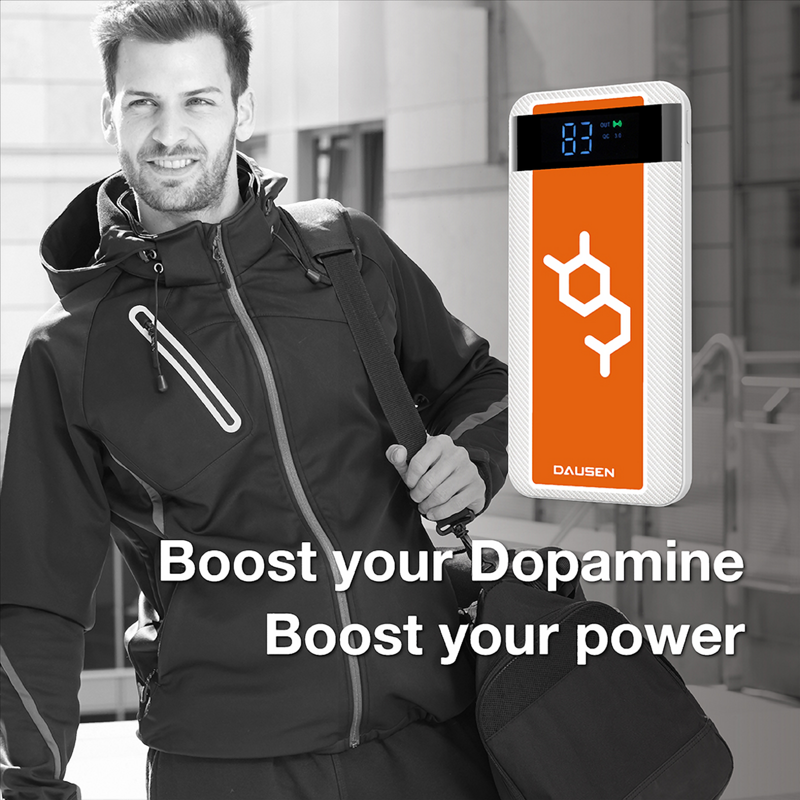 Dausen Wireless Power Bank Battery Capacity: 10000mAh / 37Wh