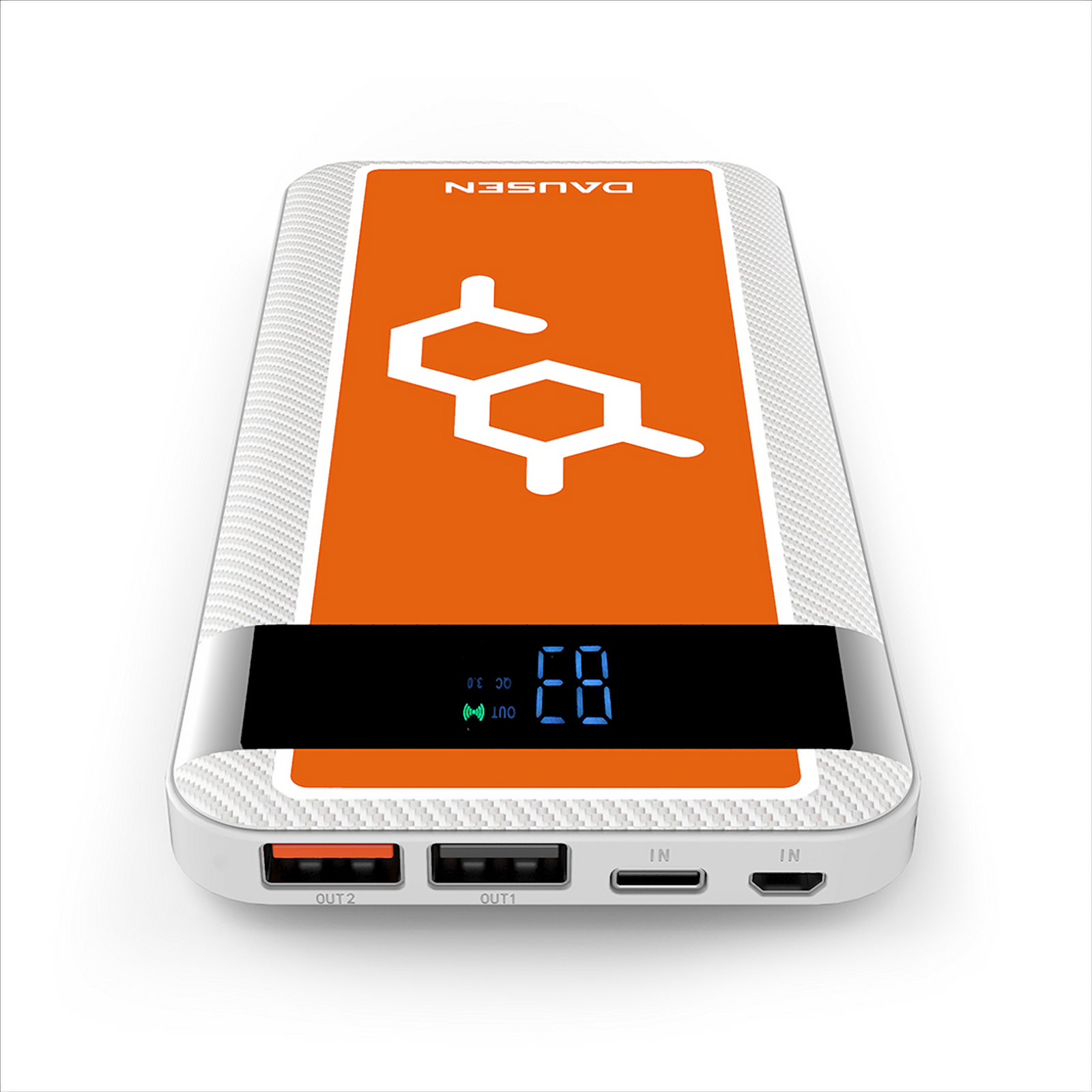 Dausen Wireless Power Bank Battery Capacity: 10000mAh / 37Wh