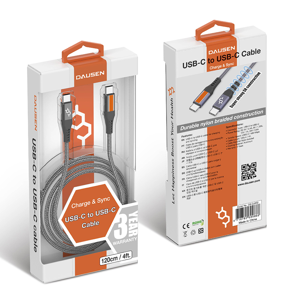 Dausen Nylon Braided Charge Cable - B Cool 2