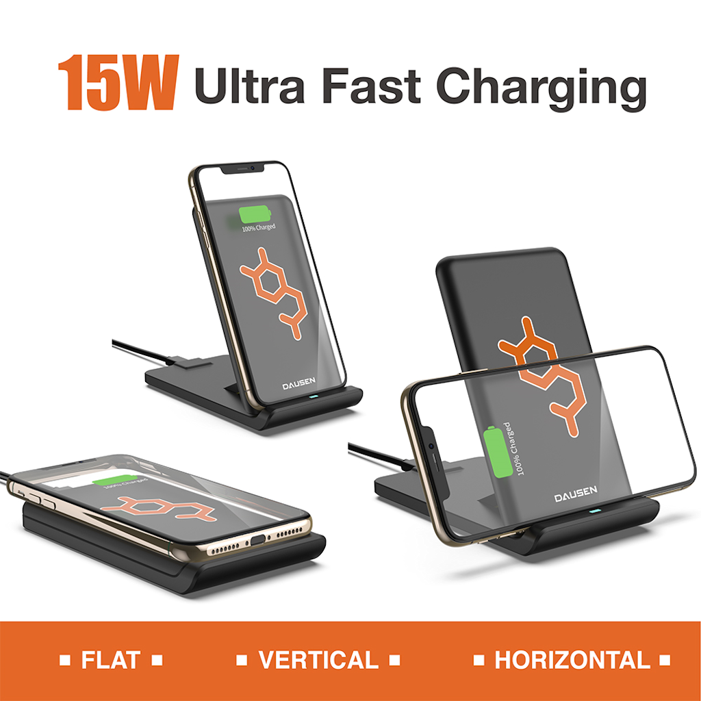 Dausen 3-Coil Wireless Charger - B Cool 2