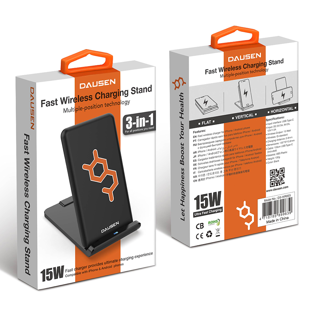 Dausen 3-Coil Wireless Charger - B Cool 2