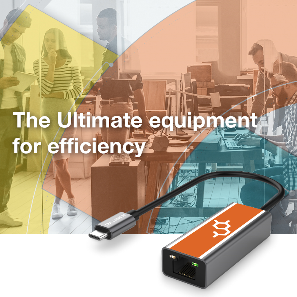Dausen USB-C to Ethernet Adapter - B Cool 2