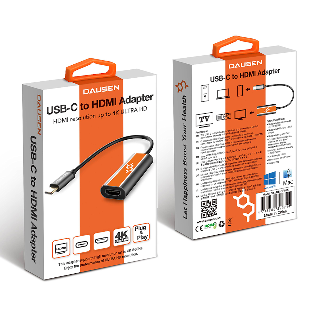 Dausen USB-C to 4K HDMI Adapter - B Cool 2