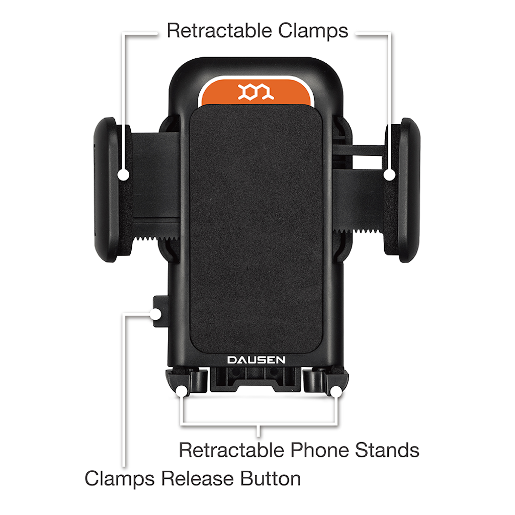 The 360° Windshield Phone Car Mount from Dausen can be used with all iPhones and all smartphones, perfect for navigation uses on the phone maps.