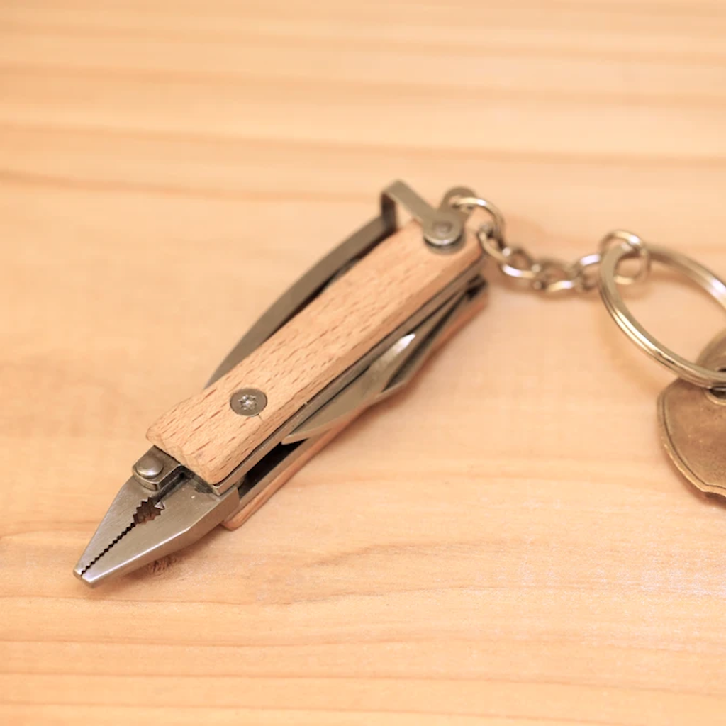 Keychain Wood Pliers - B Cool 2