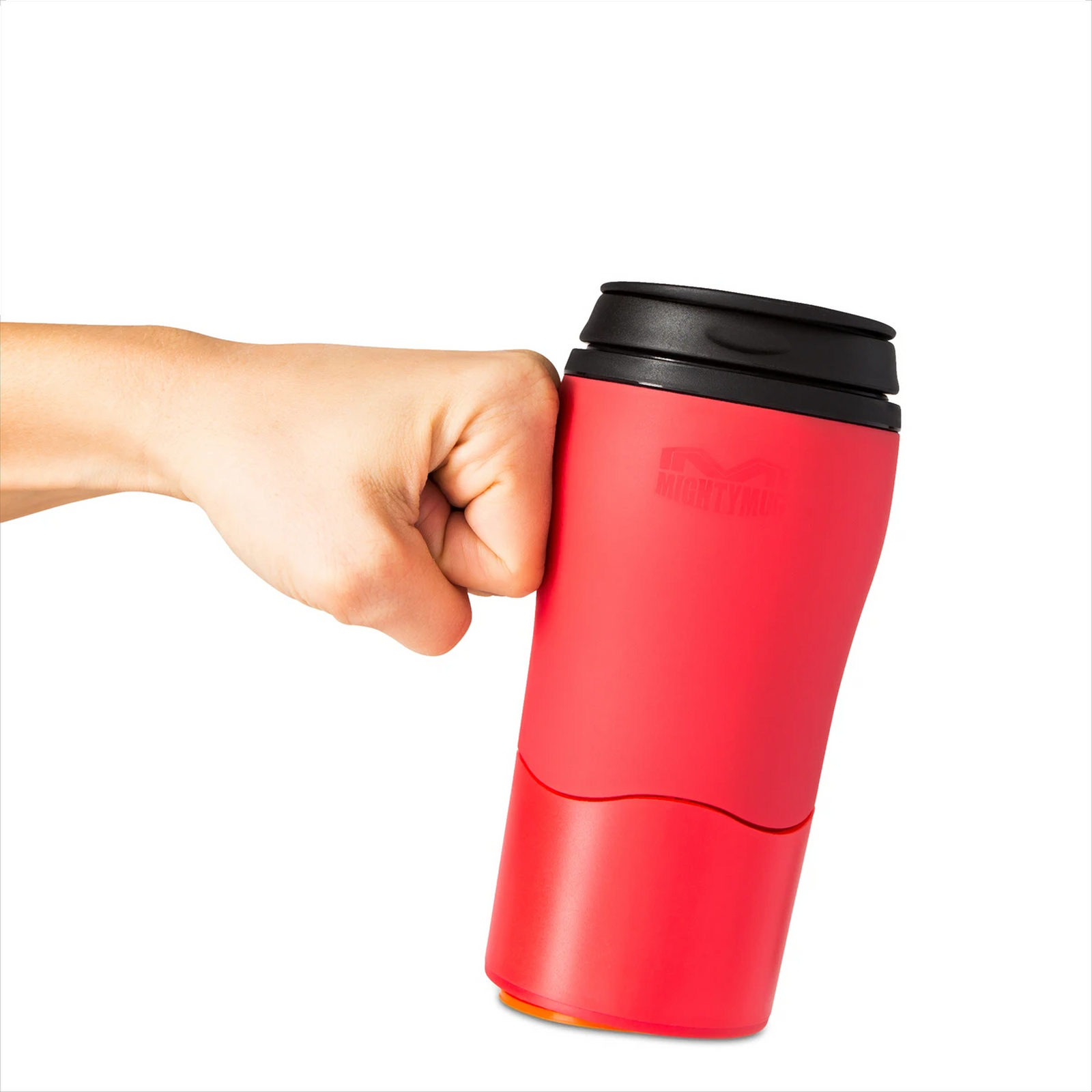Mighty Mug Solo Travel Mug is ideal for all single serve enthusiasts Smartgrip technology grips when you accidentally knock it, lifts naturally, and never wears out