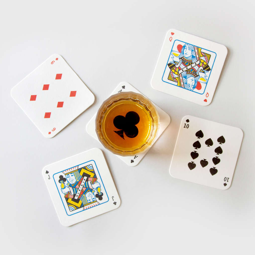 Playing Card Drink Mats - B Cool 2