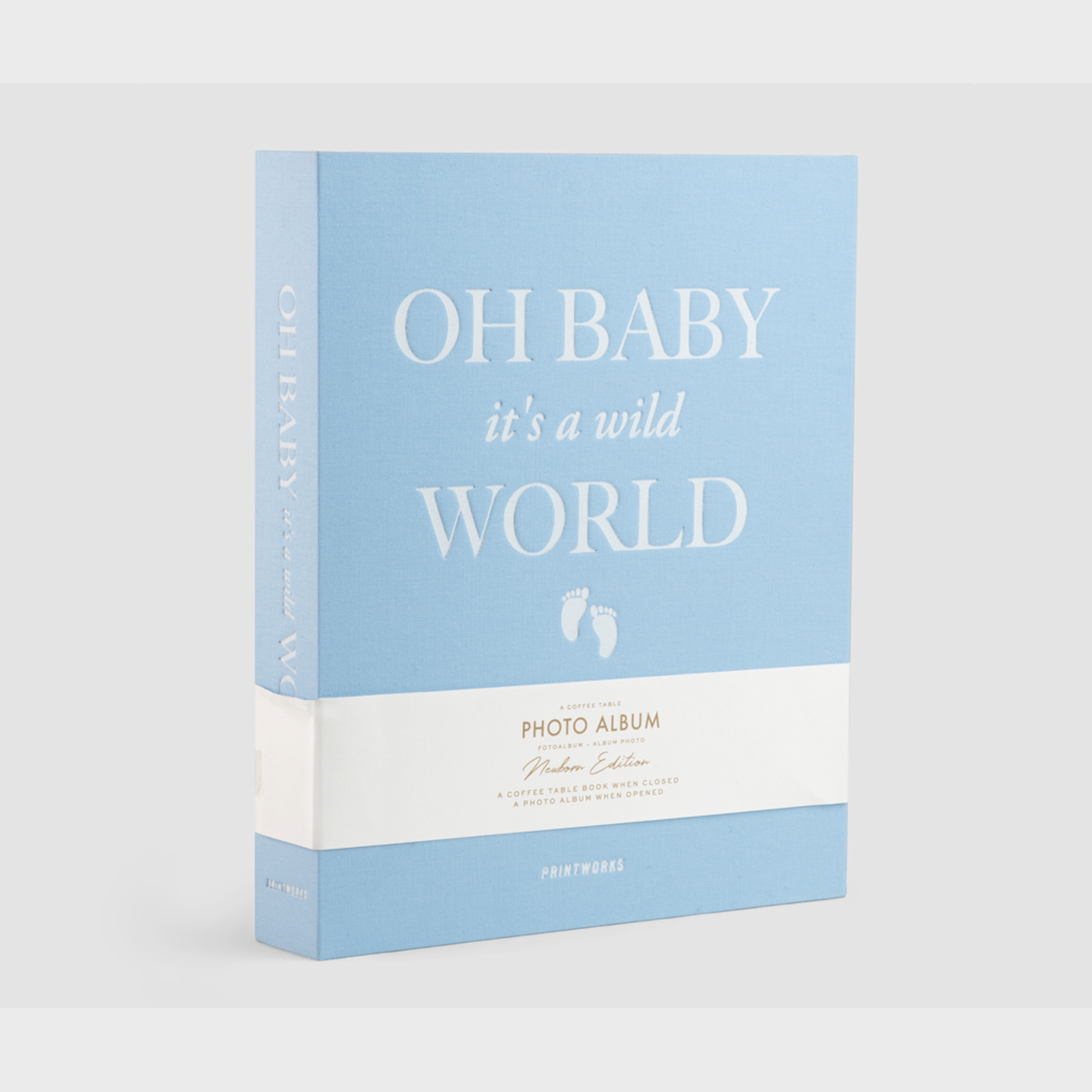 Printworks Baby Photo Album - Oh baby it’s a wild world Large photo album designed to match your interior design