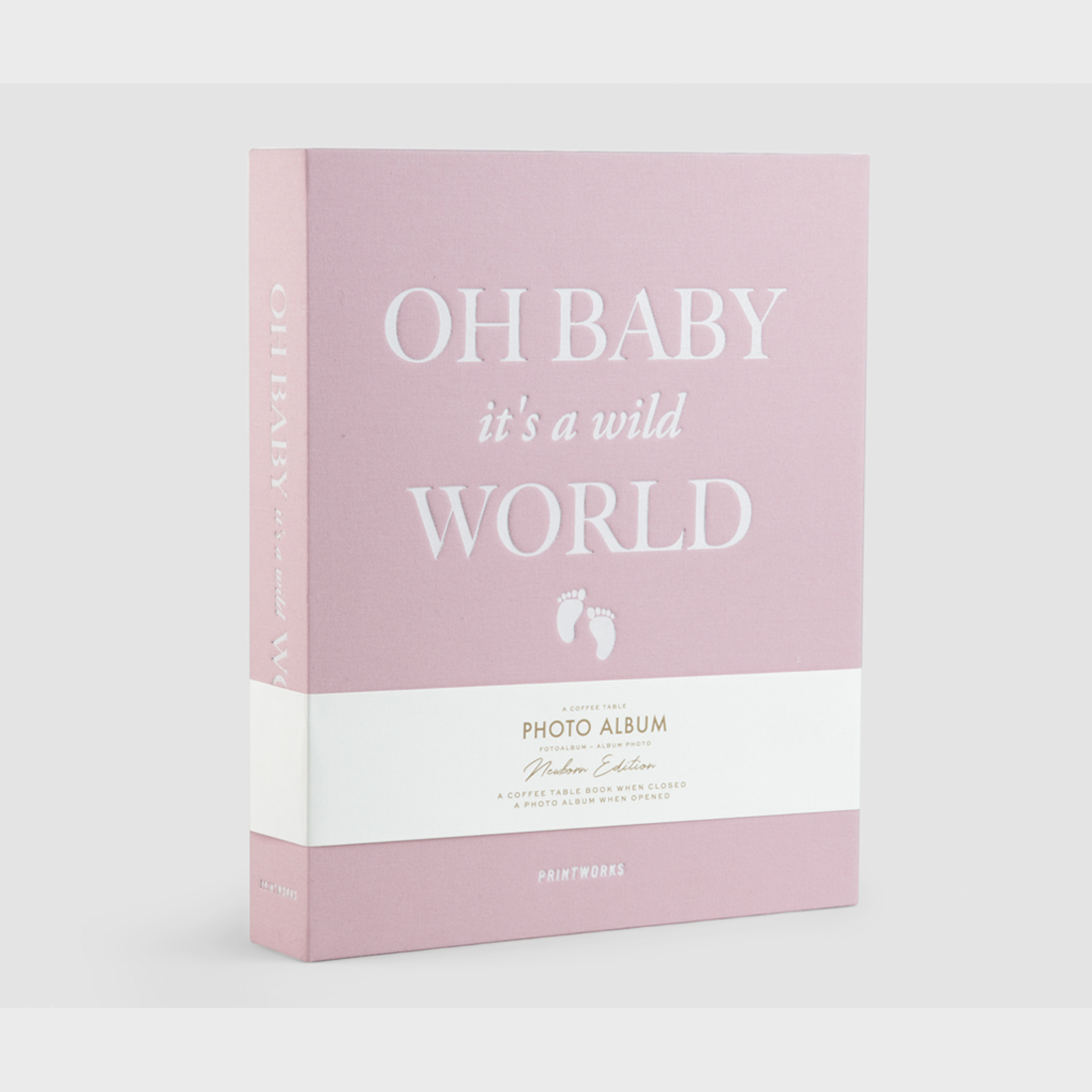 Printworks Baby Photo Album - Oh baby it’s a wild world Large photo album designed to match your interior design