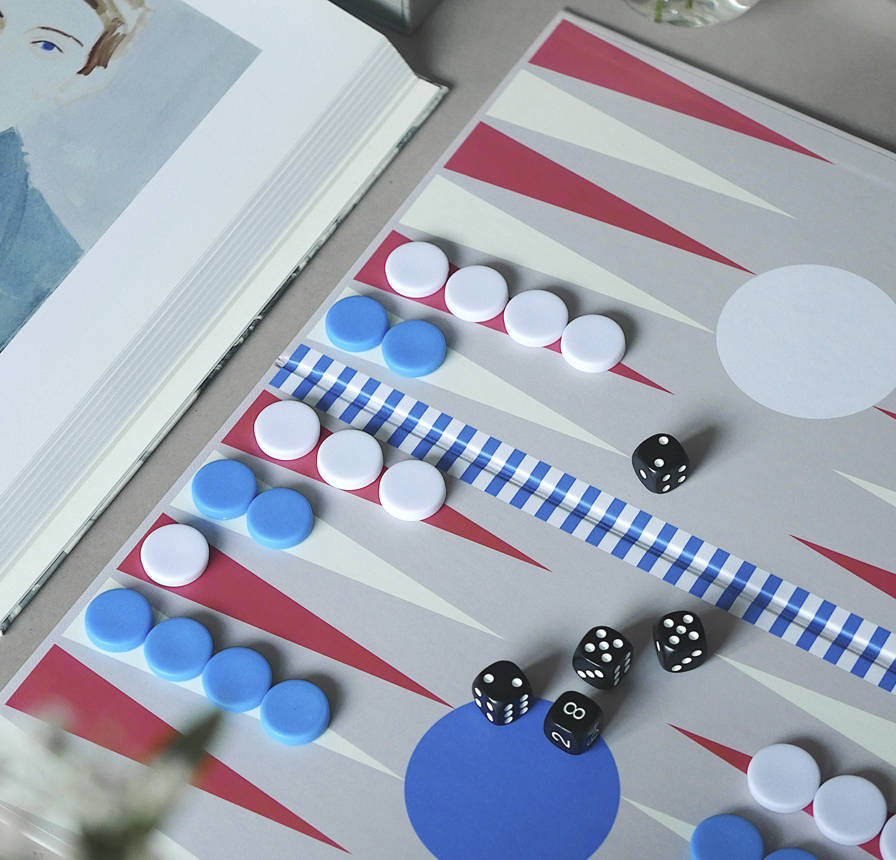 Printworks Backgammon Play Game Play and display, a great game for all to enjoy and in a stylish package