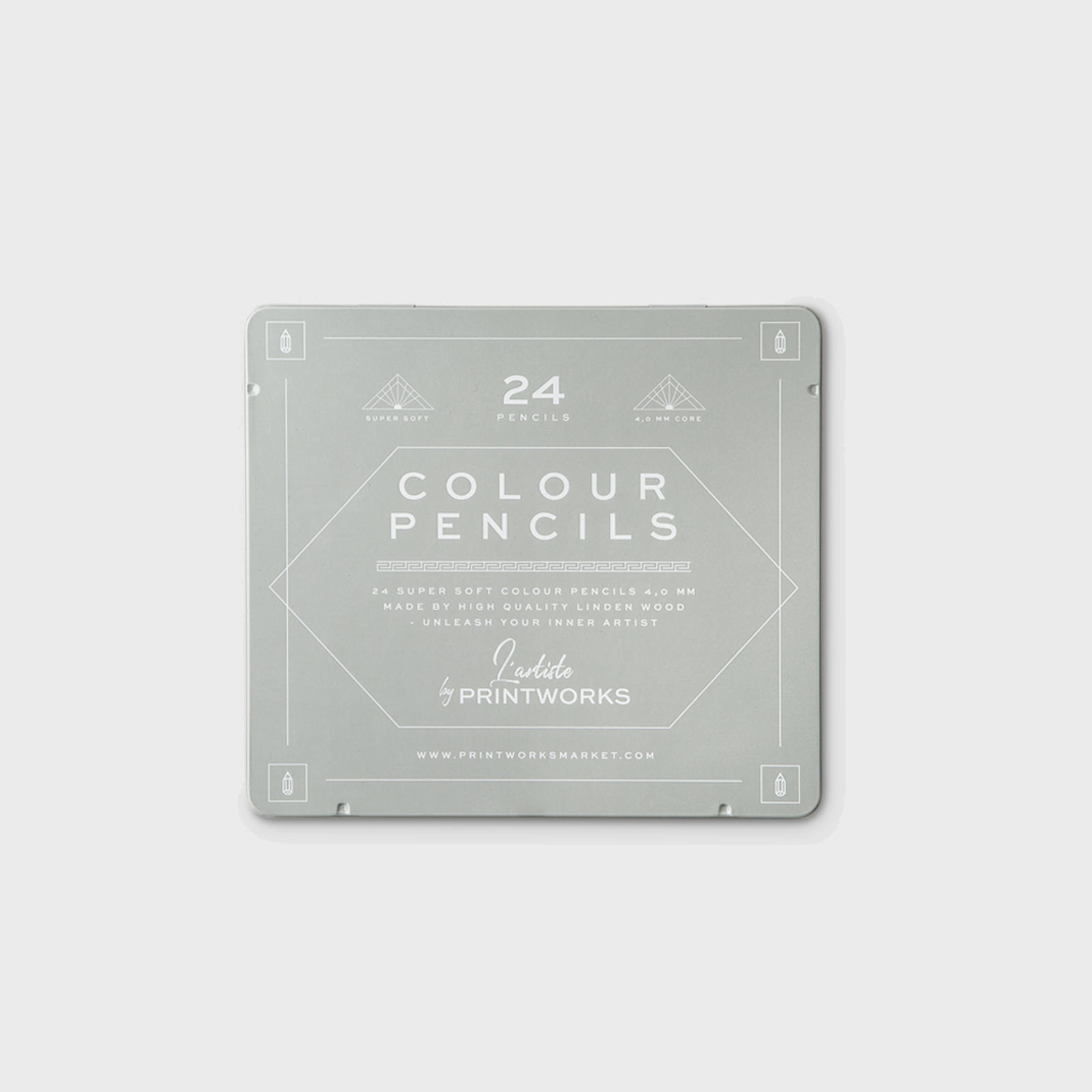 Printworks Colour pencils - Classic (24-set) 24 basic colours you need to get started on your projects