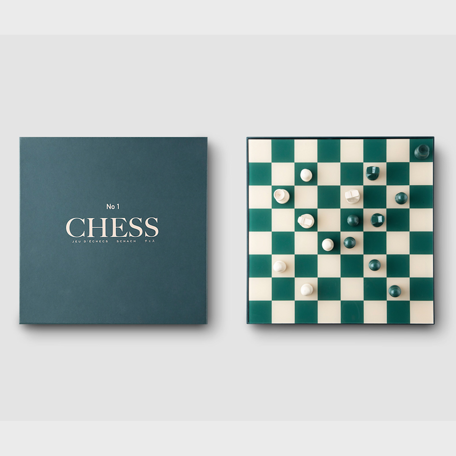 Your new favourite Chess set reinvented to look equally good played or displayed.
