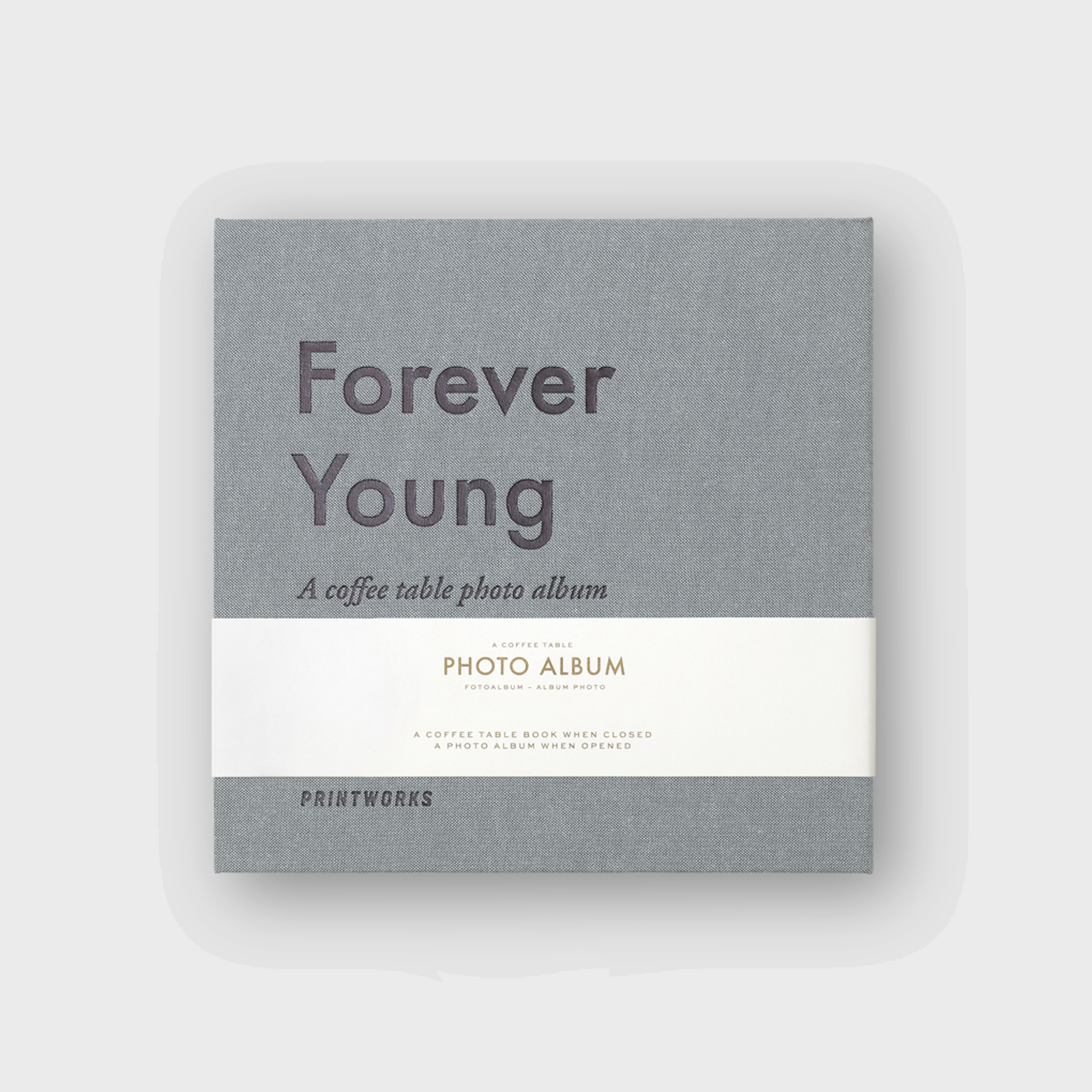 Photo Album - Forever Young Large photo album designed to match your interior design