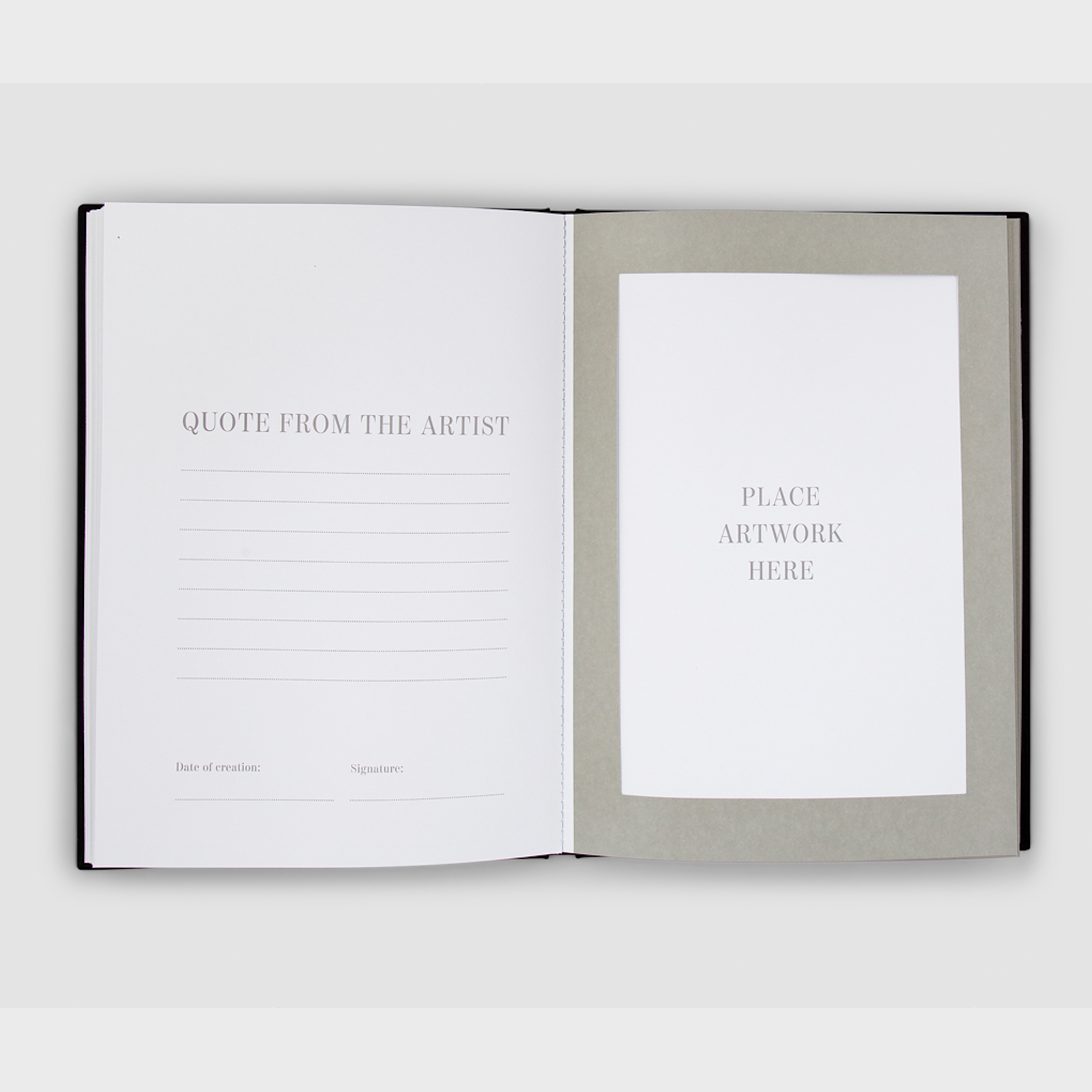 printworks Frame Book - Great Art (Black) Keep your masterpieces close Great coffee table decoration