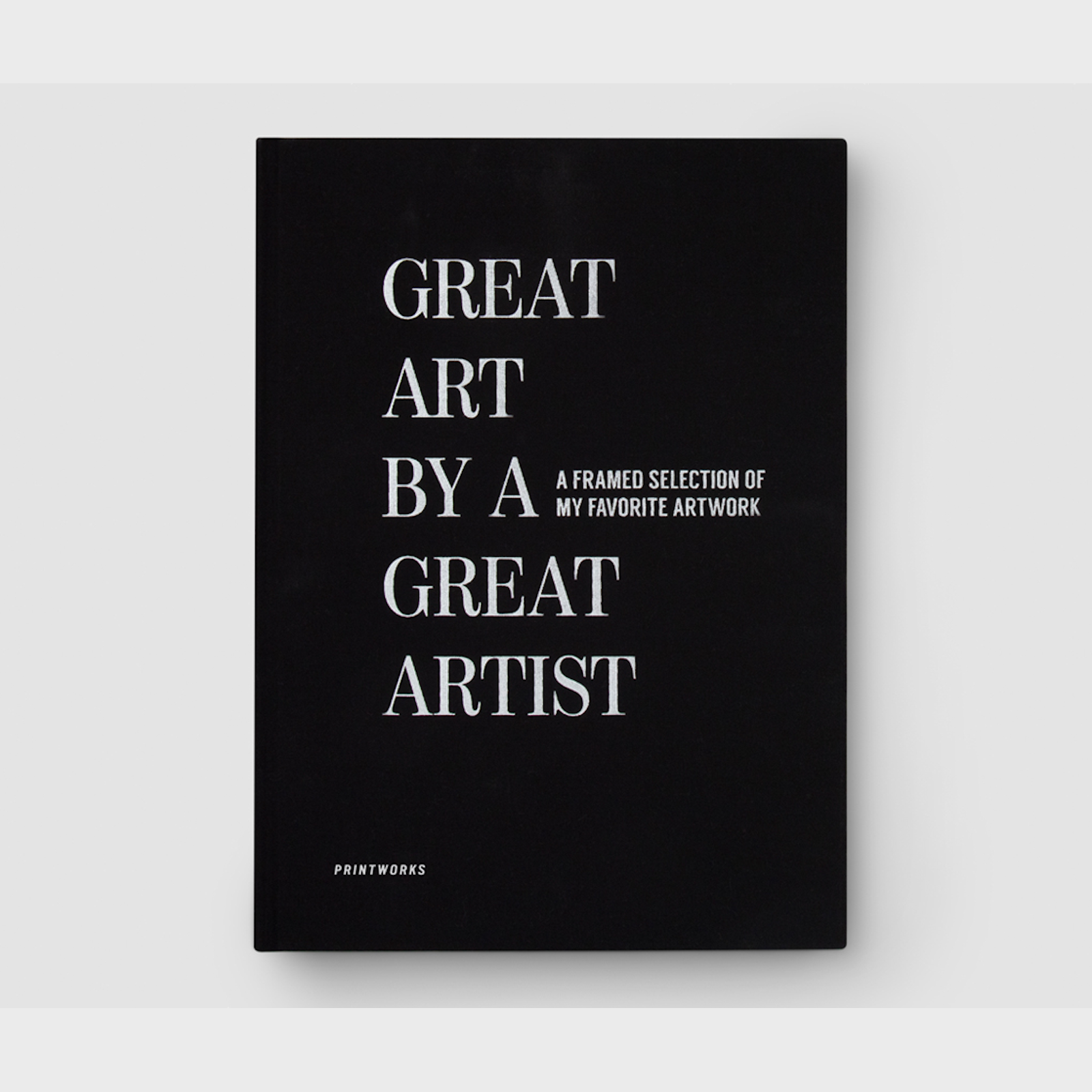 printworks Frame Book - Great Art (Black) Keep your masterpieces close Great coffee table decoration