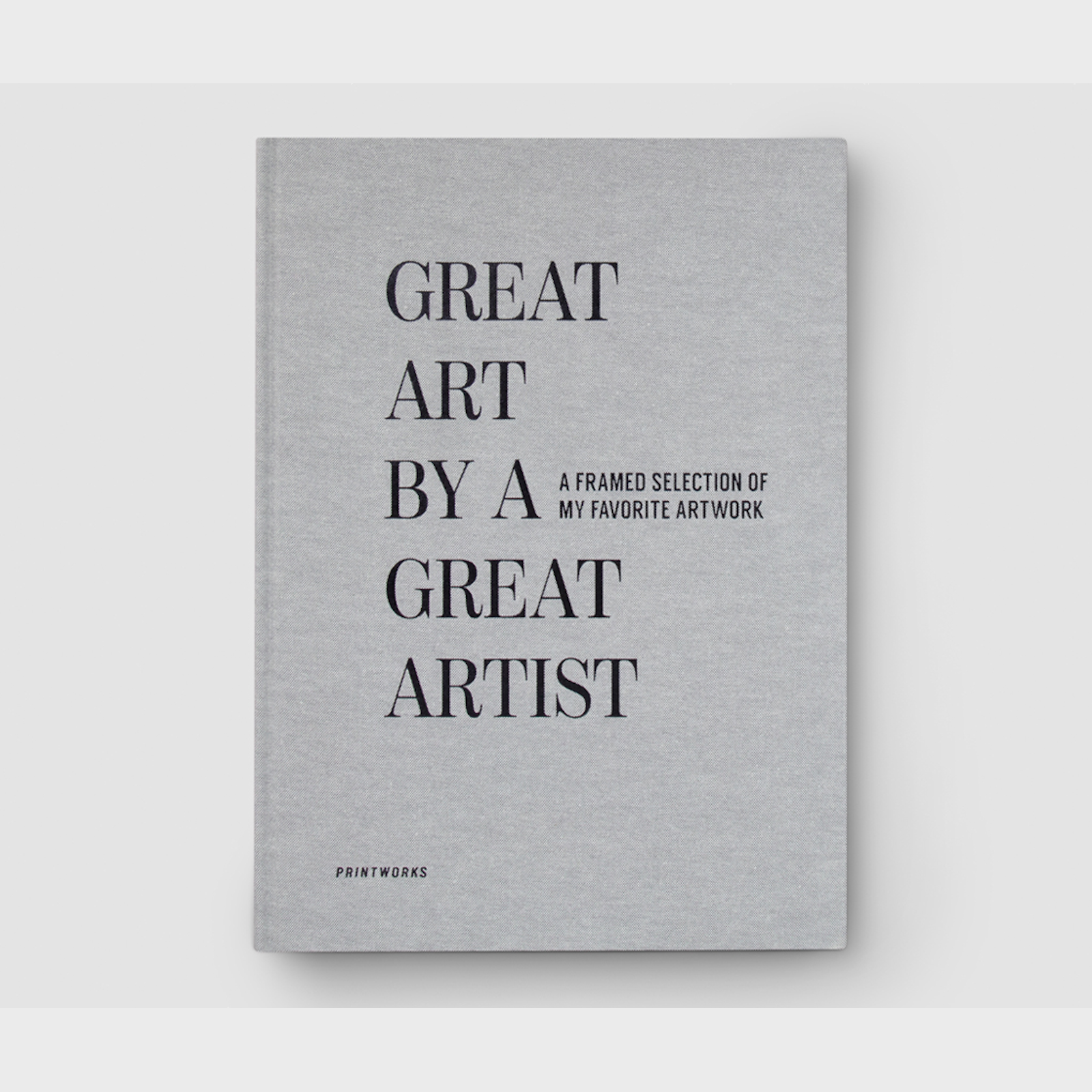 Frame Book - Great Art (Grey) Keep your masterpieces close Great coffee table decoration