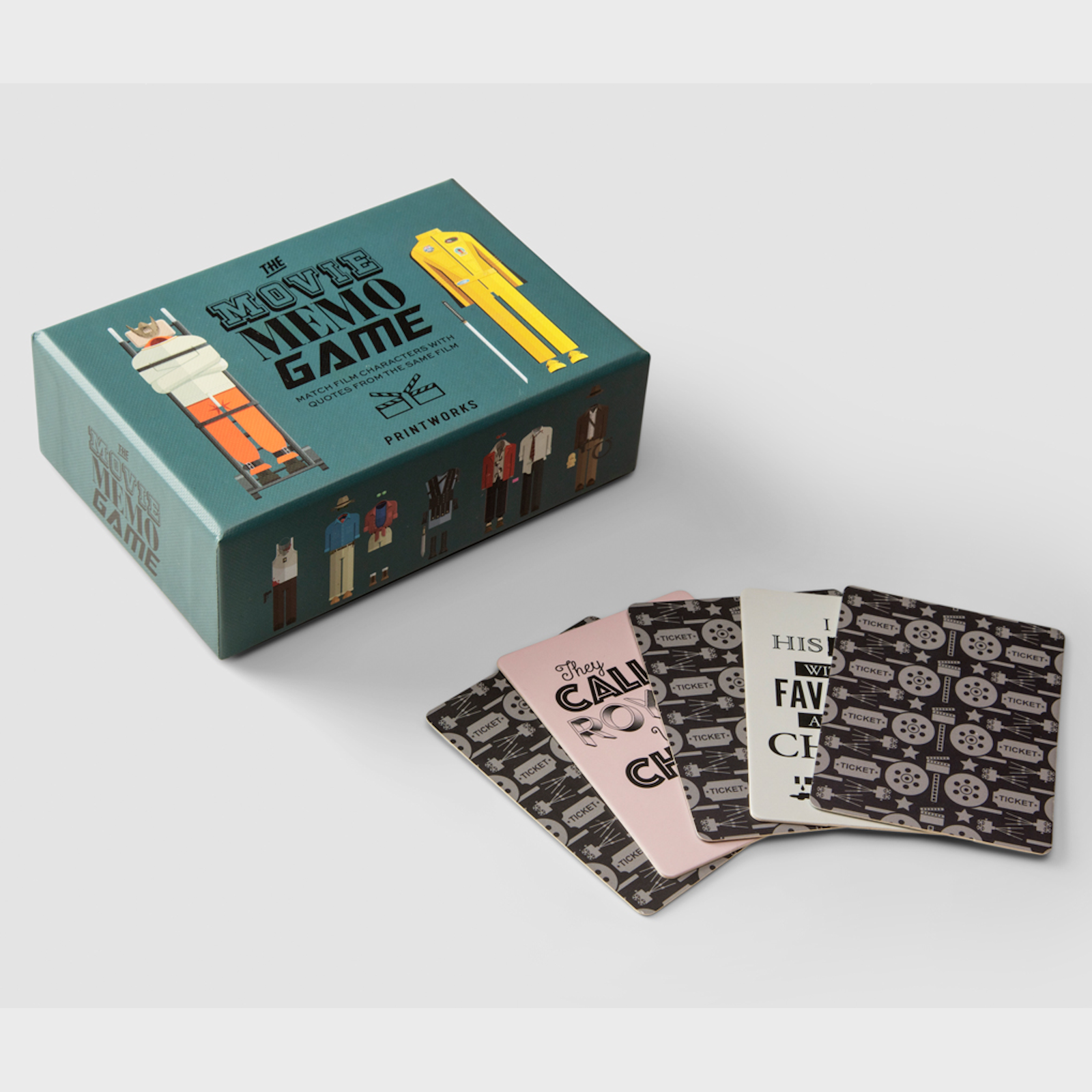 Memo Game - Movie Test your friends and family Perfect after dinner game Match movie character to the movie quotes