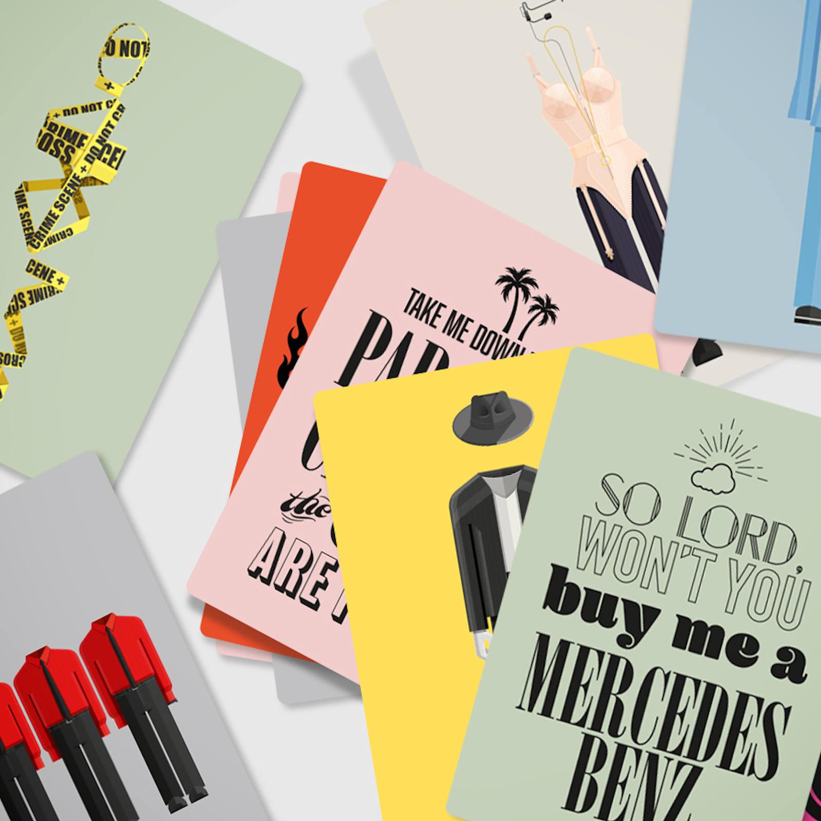 Memo Game - Music Test your friends and family Match iconic artists to the lyric songs