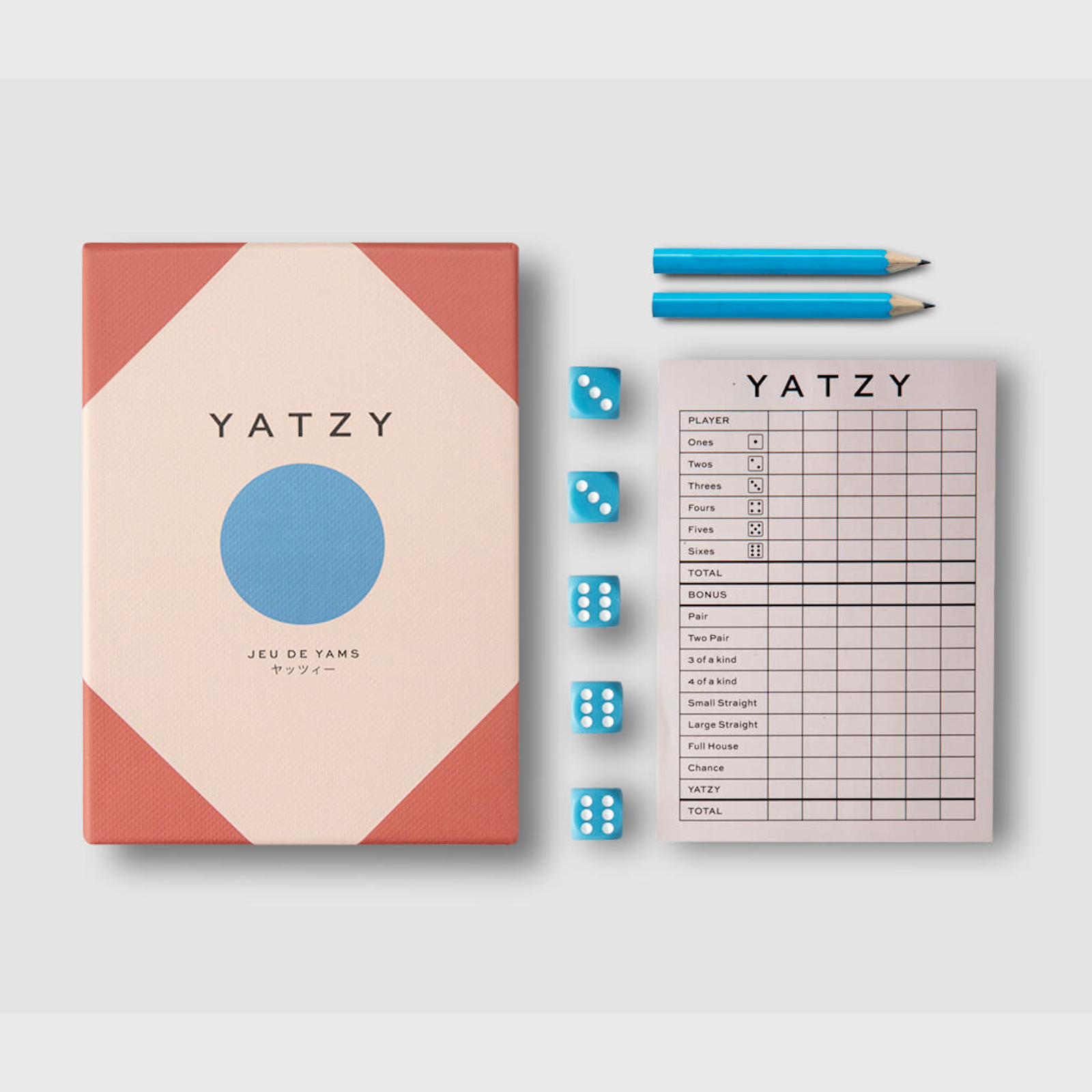 Printworks Yatzy Play Favourite game designed to be played and equally displayed