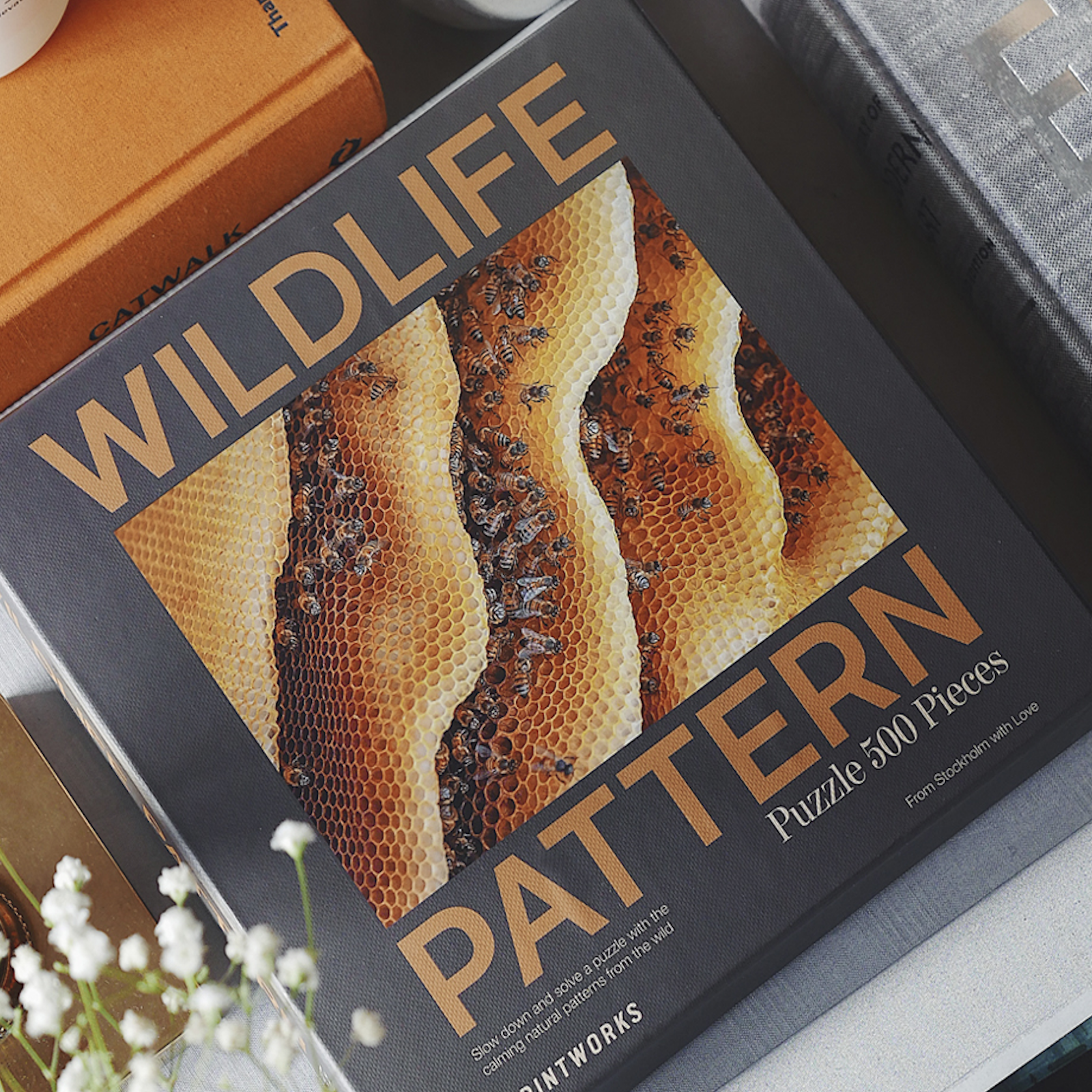 Puzzle - Wildtiermuster, Biene (500 Teile)