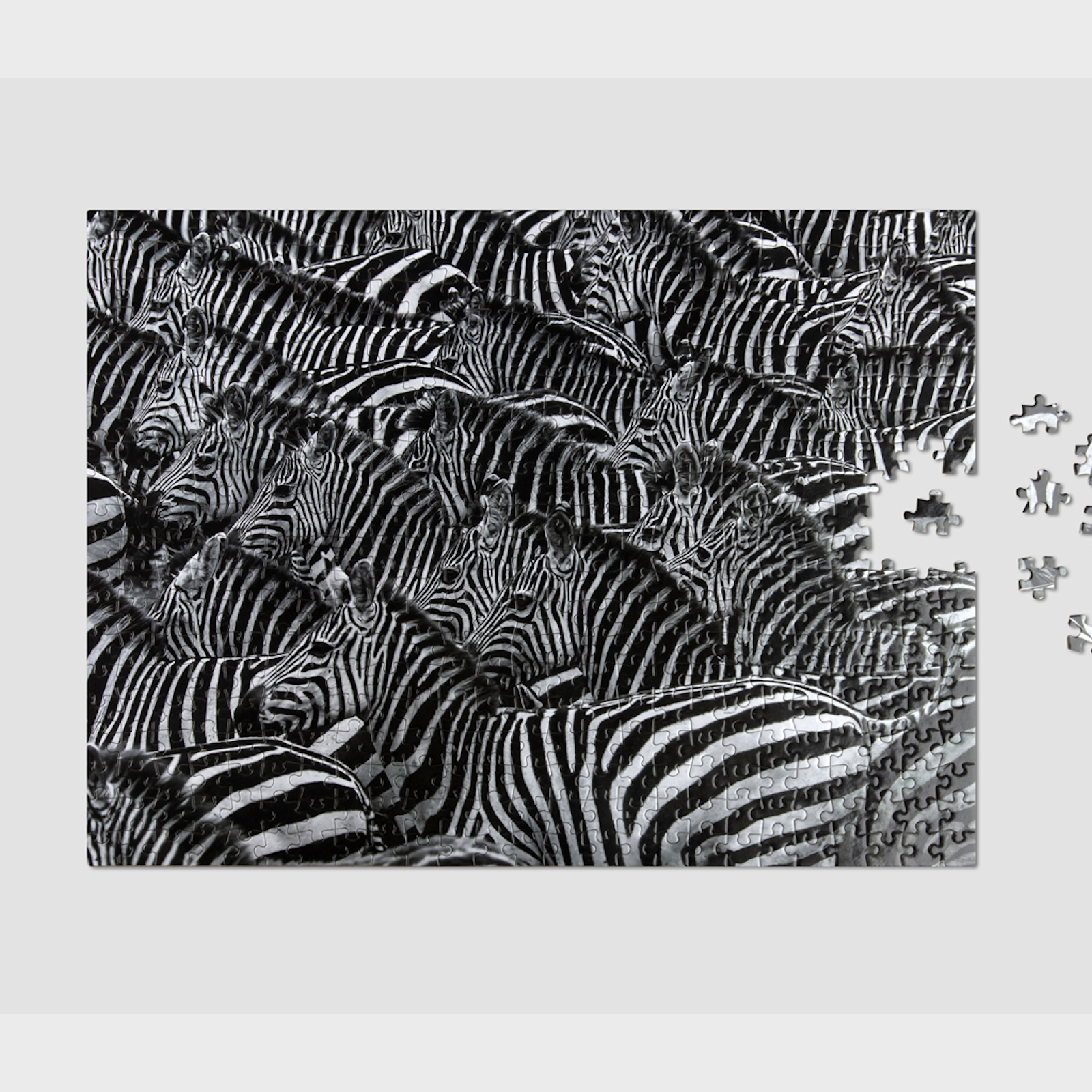 uzzle - Wildlife Pattern, Zebra (500 pieces) Great puzzle for adults or older kids Artistic puzzle for play and display in your living room