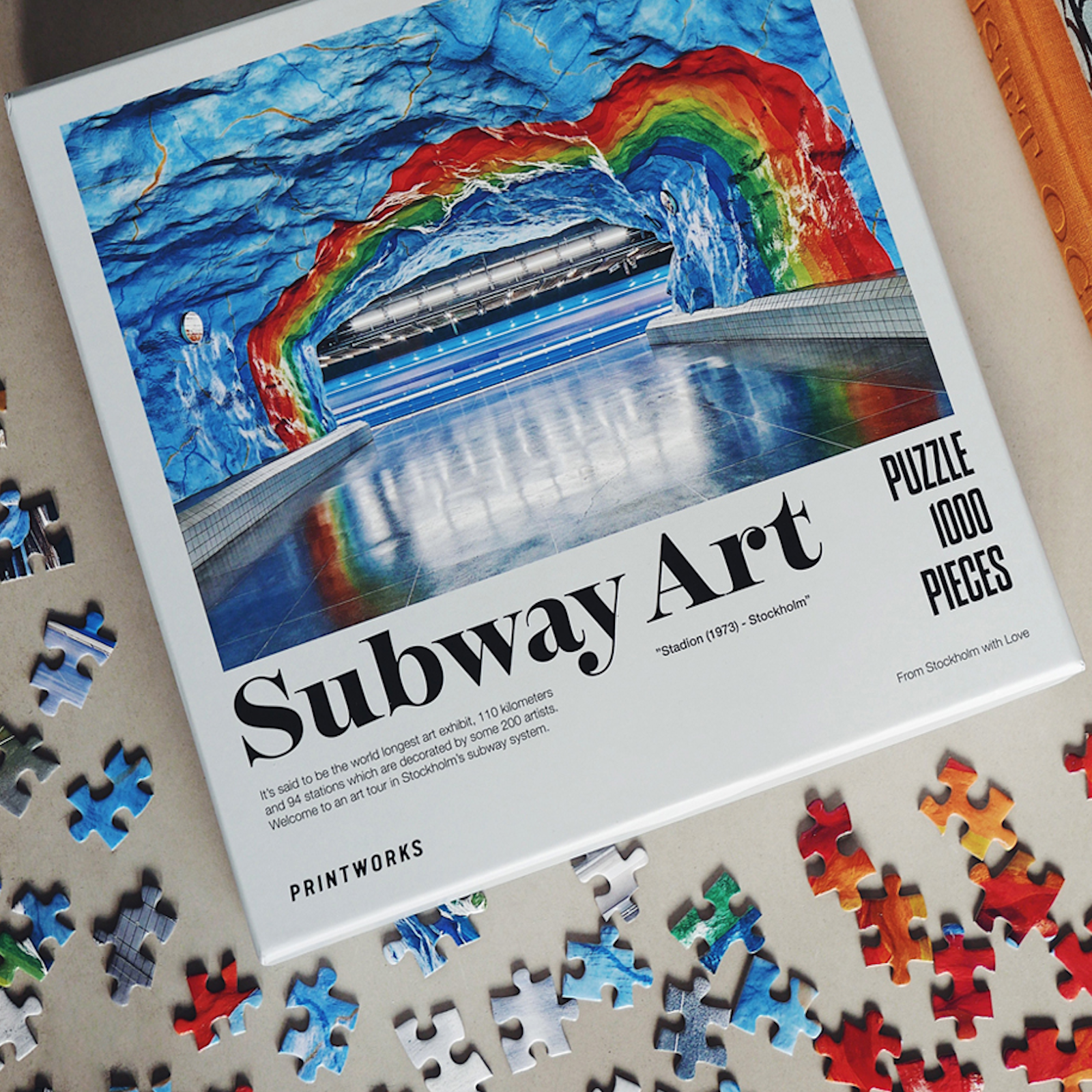 printworks Puzzle - Subway Art, Rainbow