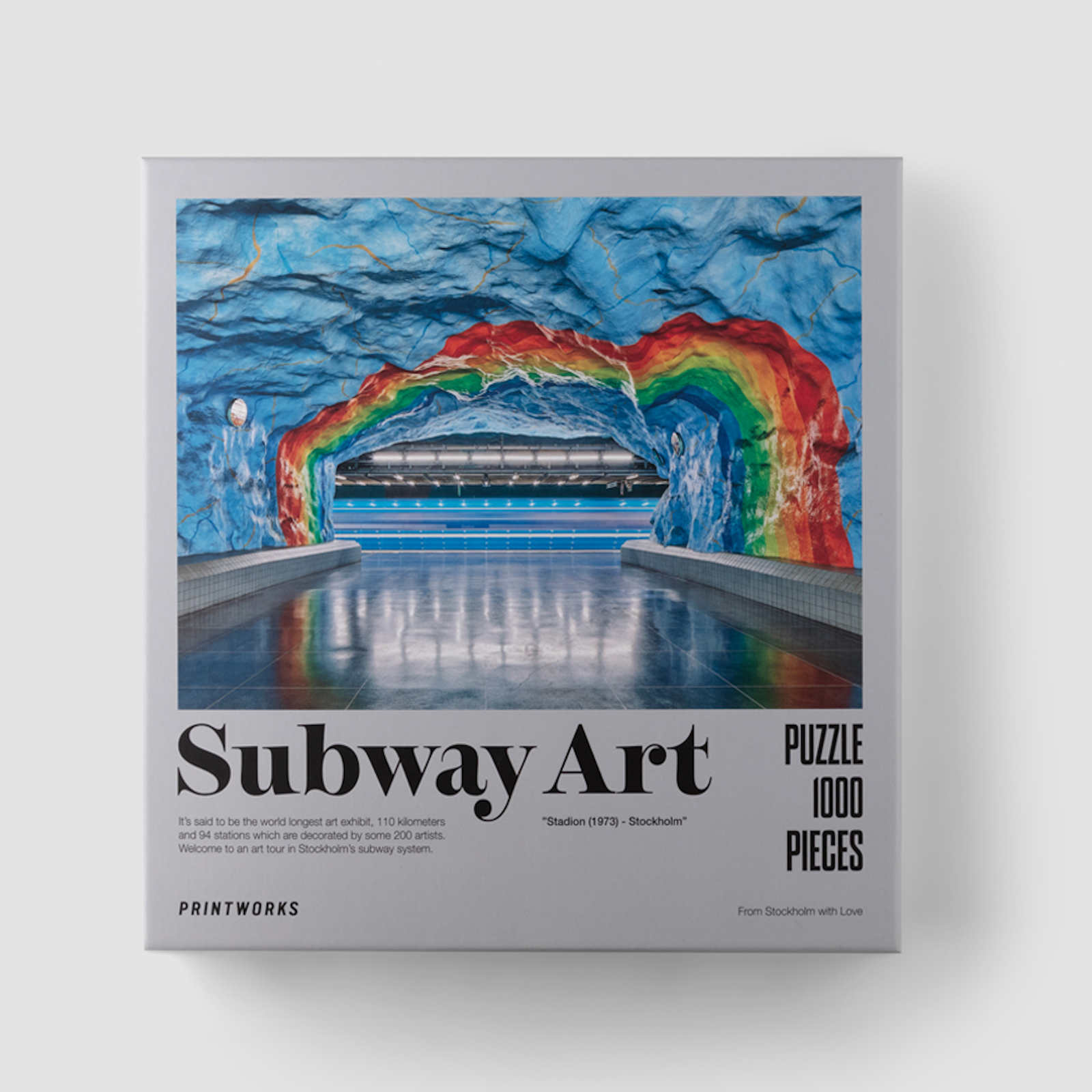 printworks Puzzle - Subway Art, Rainbow