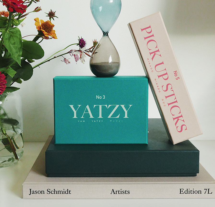 Printworks Yatzy - Classic Play and display game for your living room Yatzy game beautiful packaged to suit any decoration