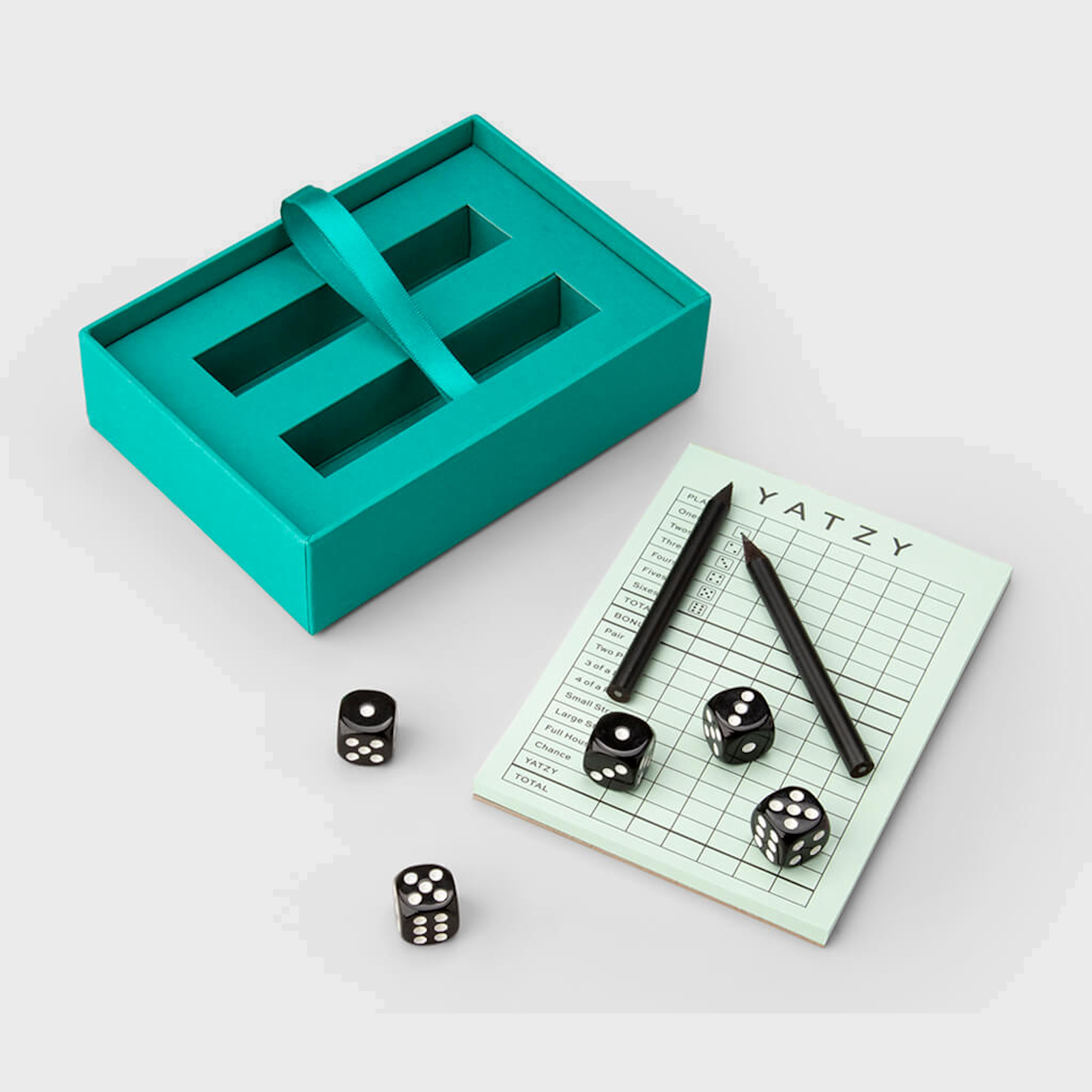 Printworks Yatzy - Classic Play and display game for your living room Yatzy game beautiful packaged to suit any decoration