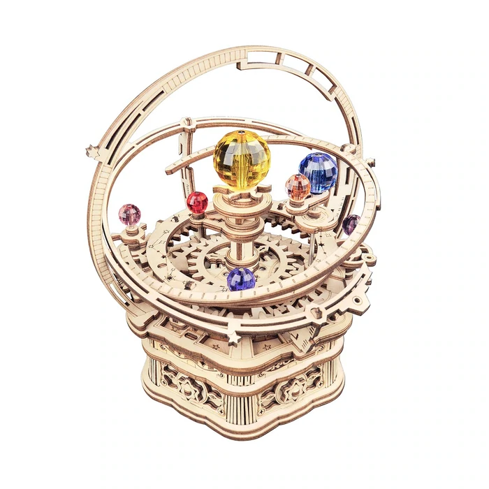 Robotime Starry Night Music Box 3D wooden puzzle Mechanical music box