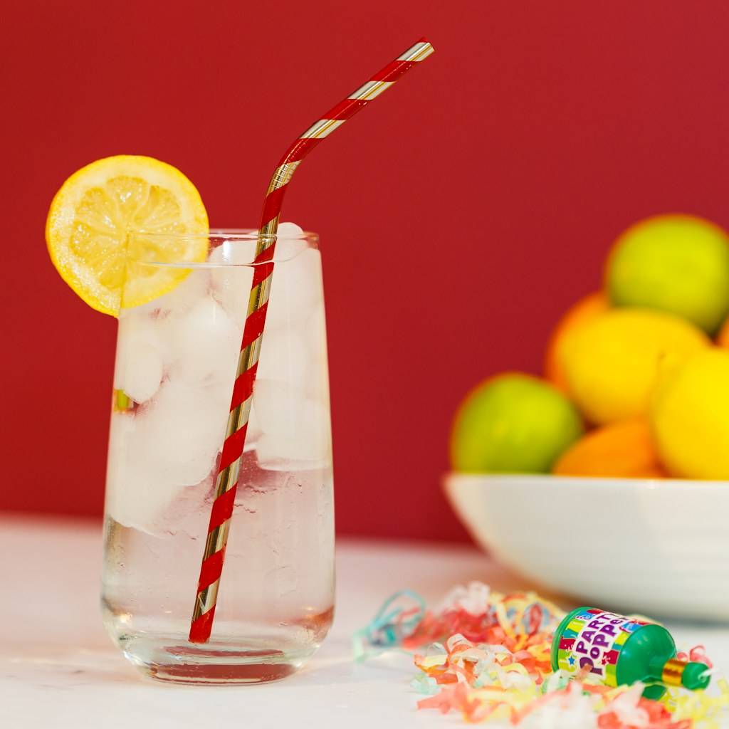 Stainless Steel Stripe Straws - B Cool 2