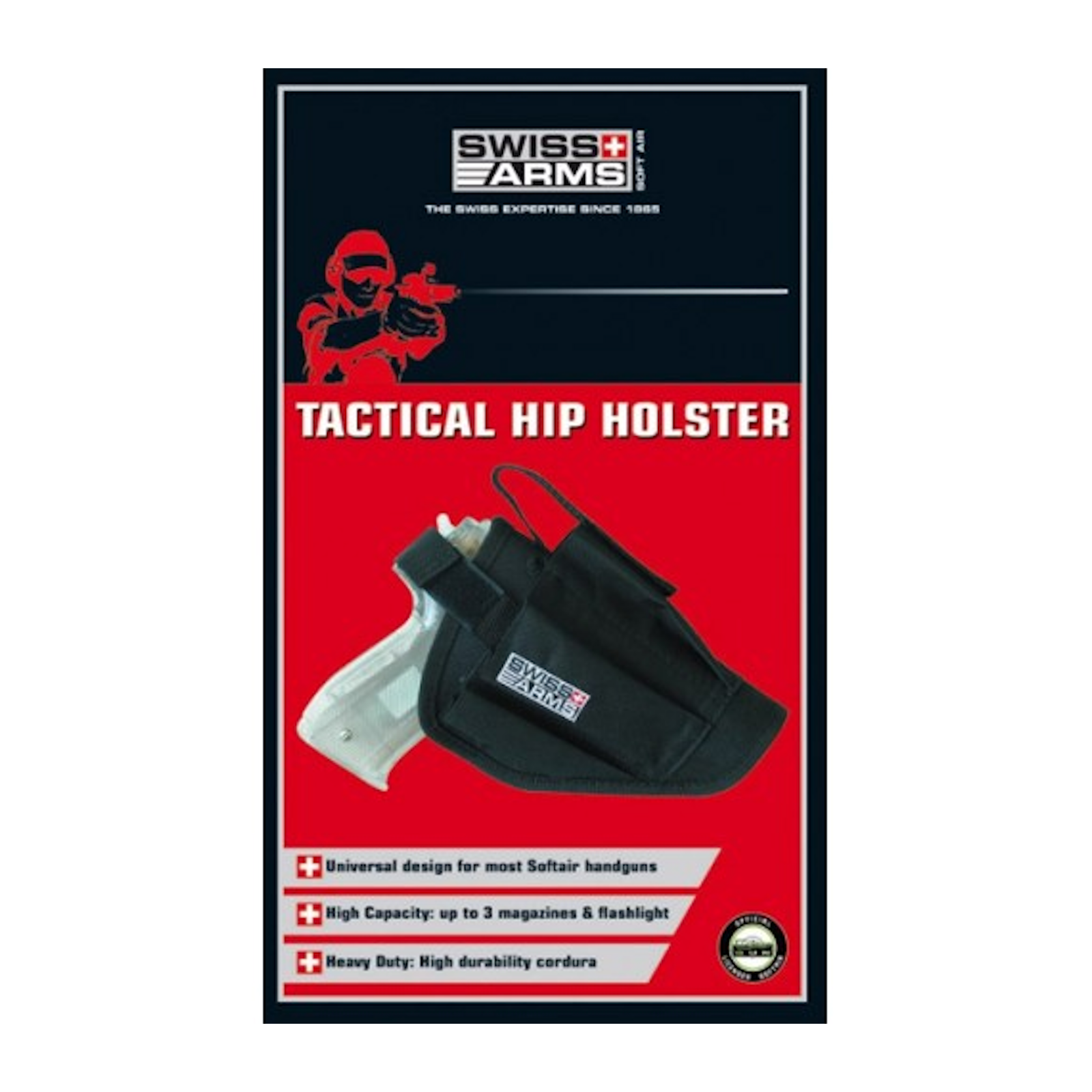 Swiss Arms Tactical Hip Holster Softair hip holster right Universal design for most softair handguns