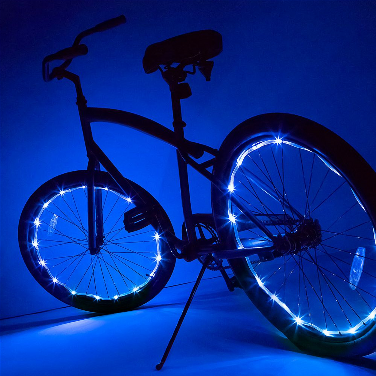 Wheel Brightz Blue Light up your bike wheel Includes 1 LED light string in weather-resistant tubing