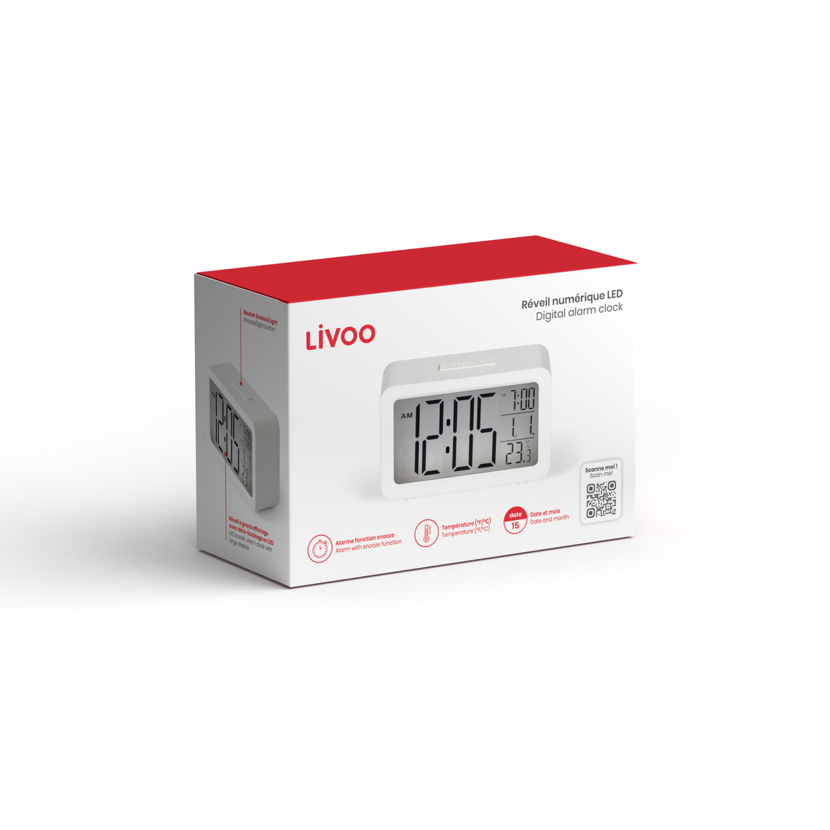 RV152W - LED digital alarm clock