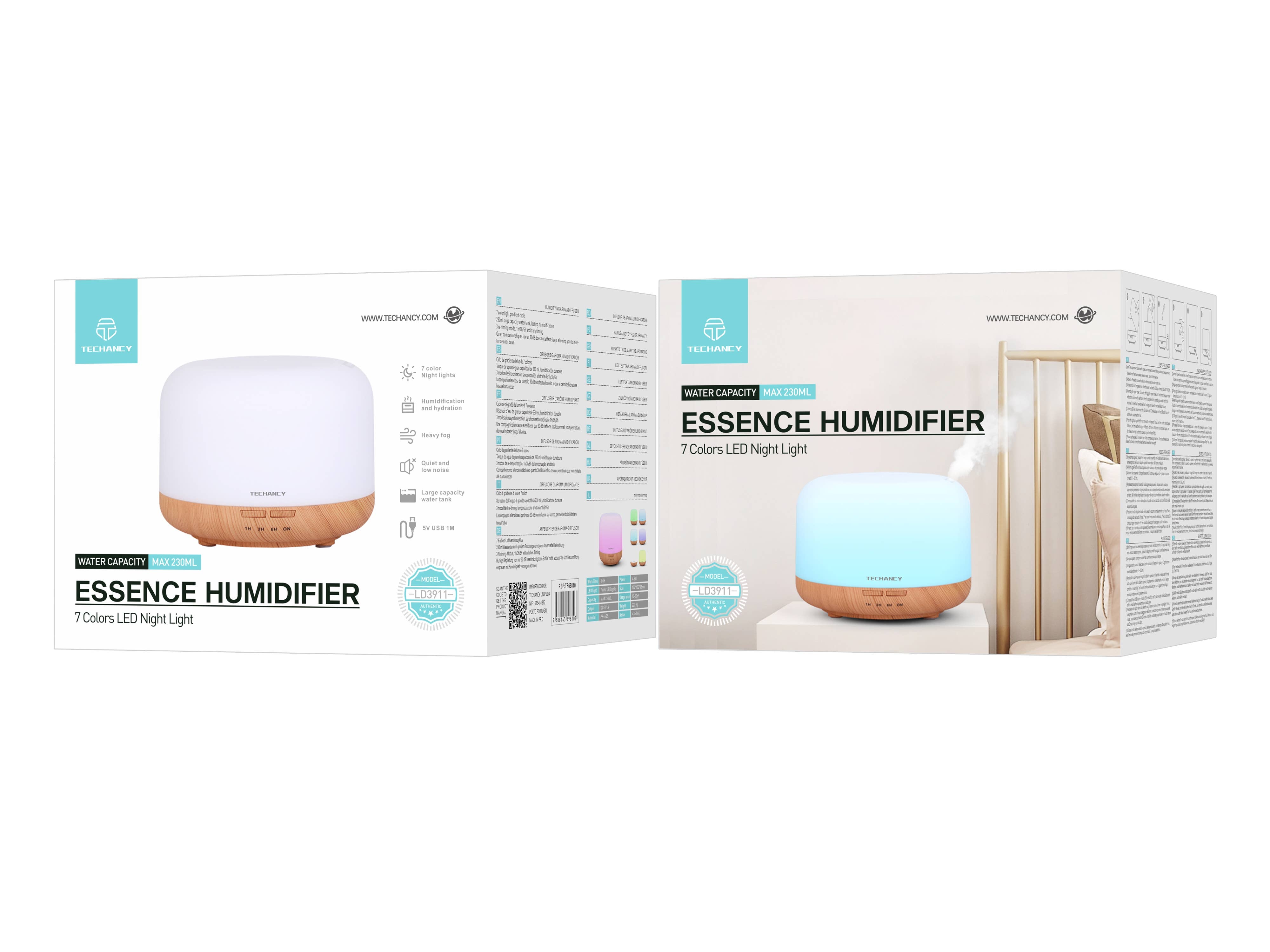 Oil Diffuser Humidifier 240ML