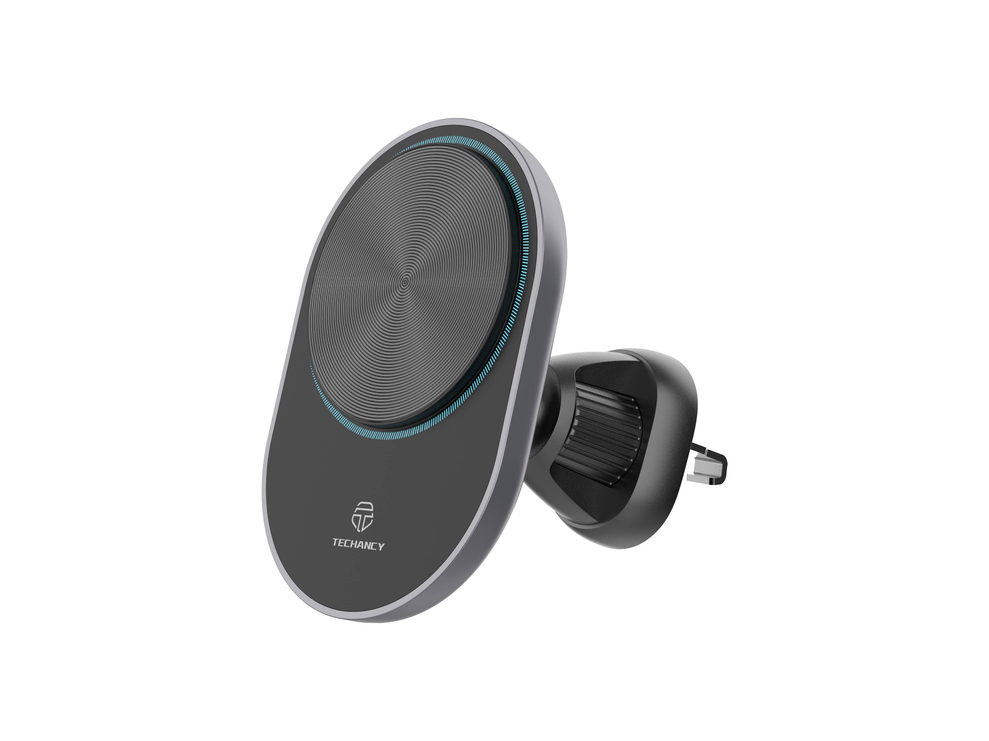 Techancy Magnetic Wireless Car Charger, 15W Fast Charging