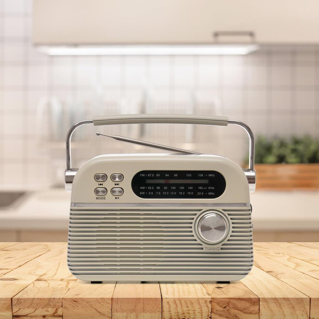 Rechargeable Retro Bluetooth 3 BAND RADIO and MP3 Player