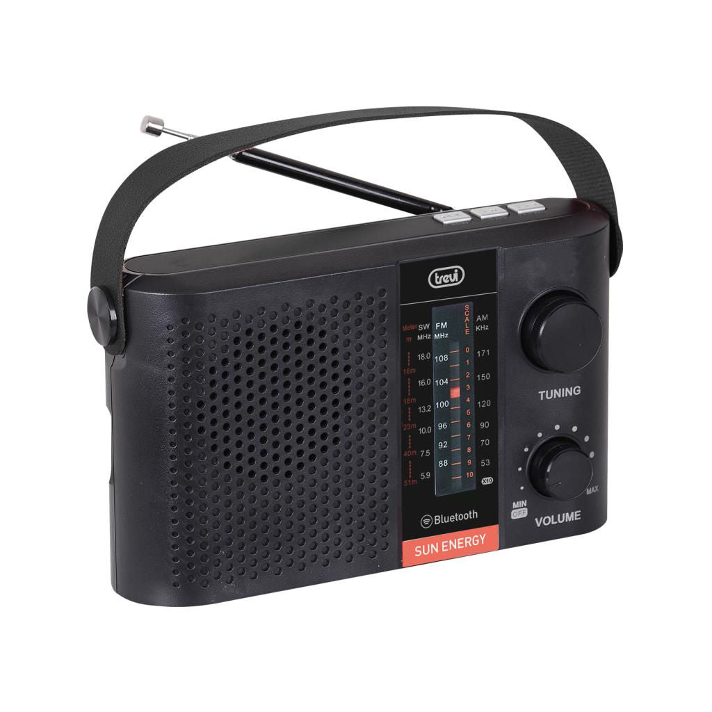 TREVI SOLAR RADIO BLUETOOTH & RECHARGEABLE