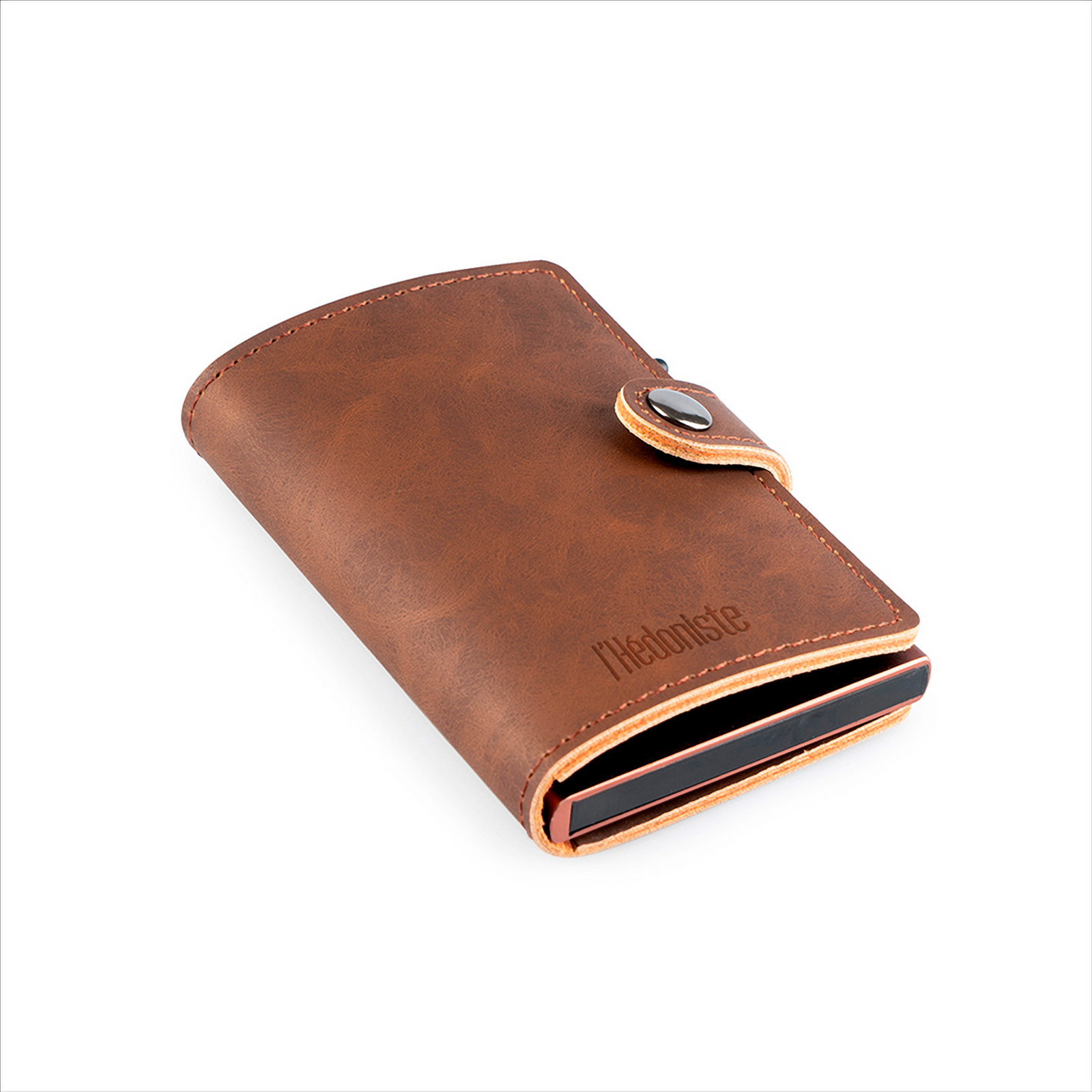 Mini RFID Wallet Anti-theft Wallet RFID Protection for Credit Cards Automatic Mechanism