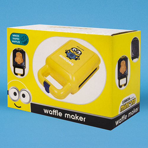 Buy Minions Waffle Maker Online to create fun minion-shaped waffles. Bright yellow design with cartoon character appeals to kids and families.