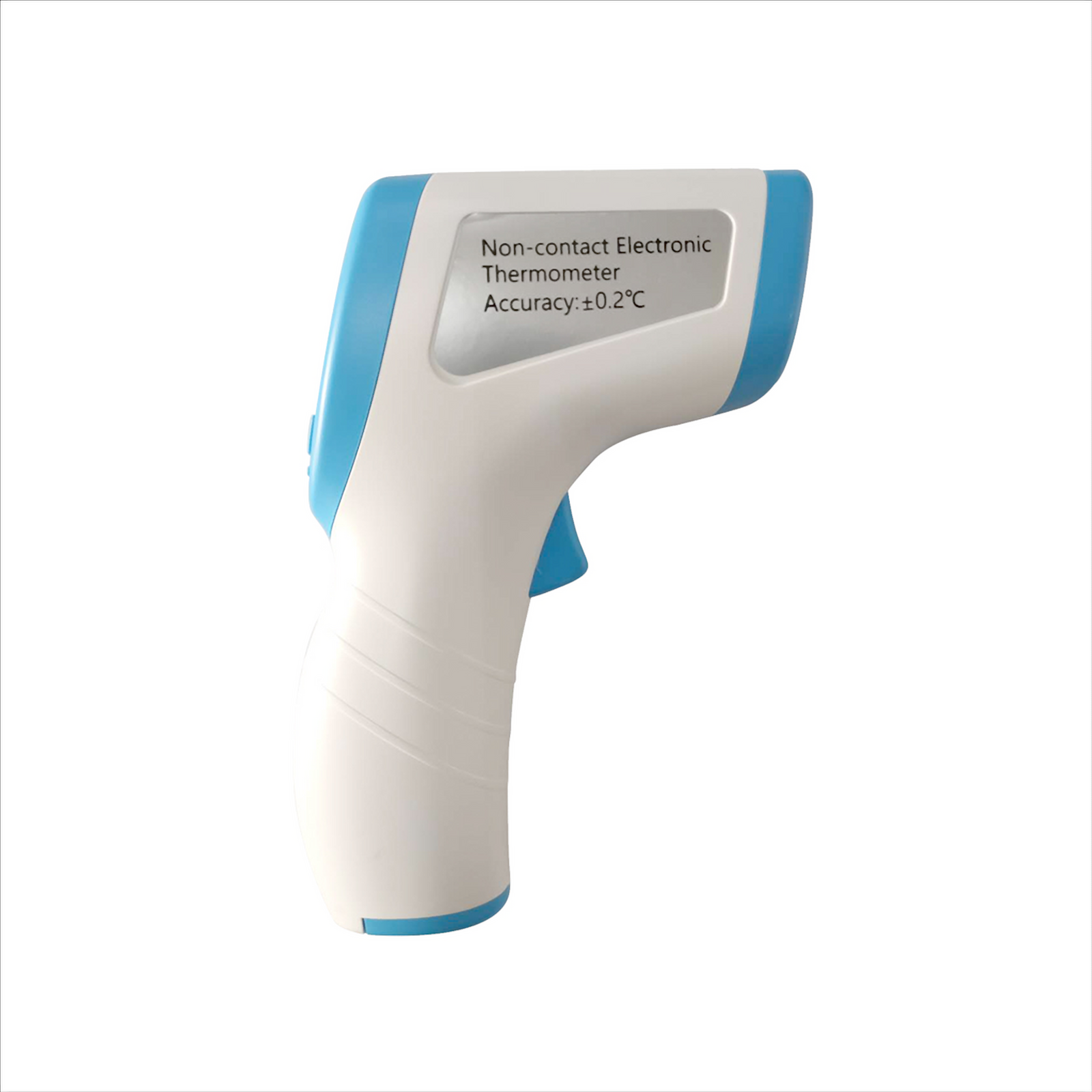 The infrared thermometer is non contact and is super easy use, it is simply point and click. the infrared beam will detect the temperature quickly and accurately. 