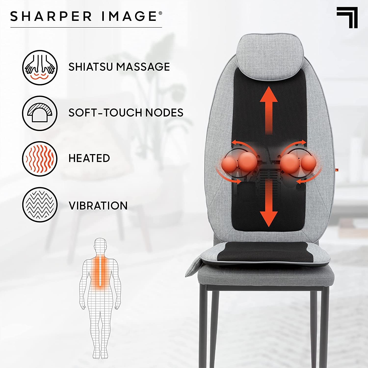 Shiatsu Massager Seat Topper Experience a foot spa at home