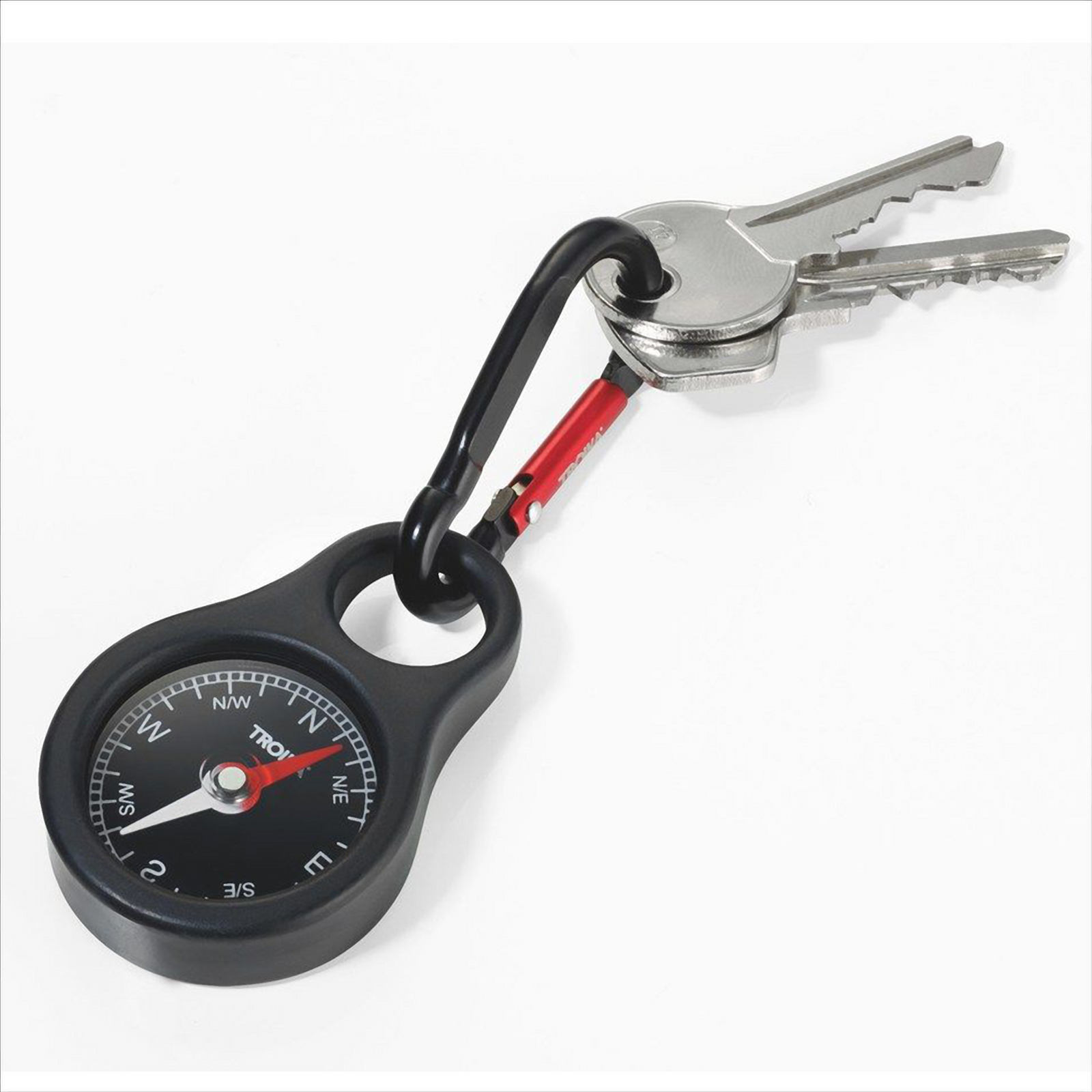 Troika Key Ring Compass will navigate you through it all