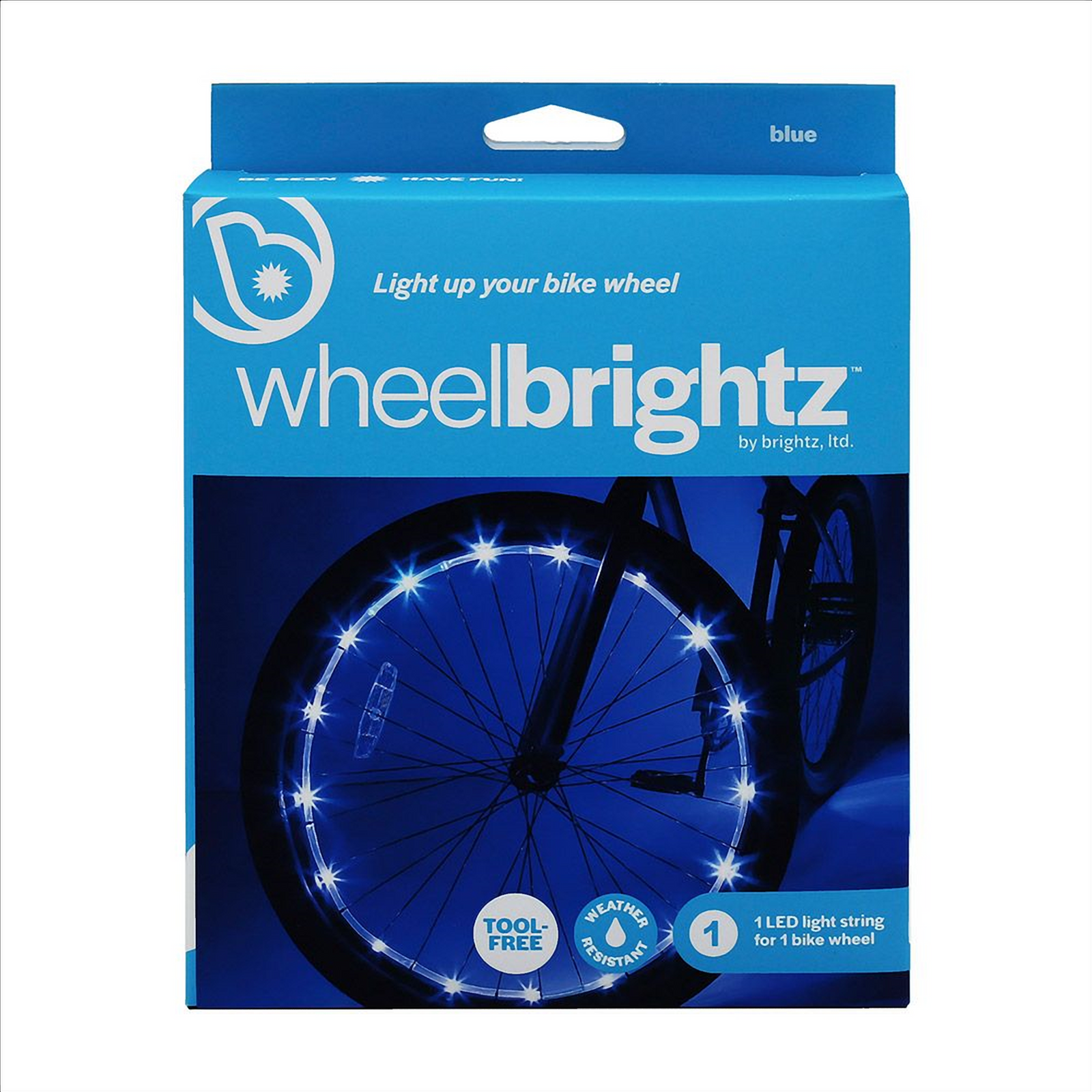 Blue led bike light on sale